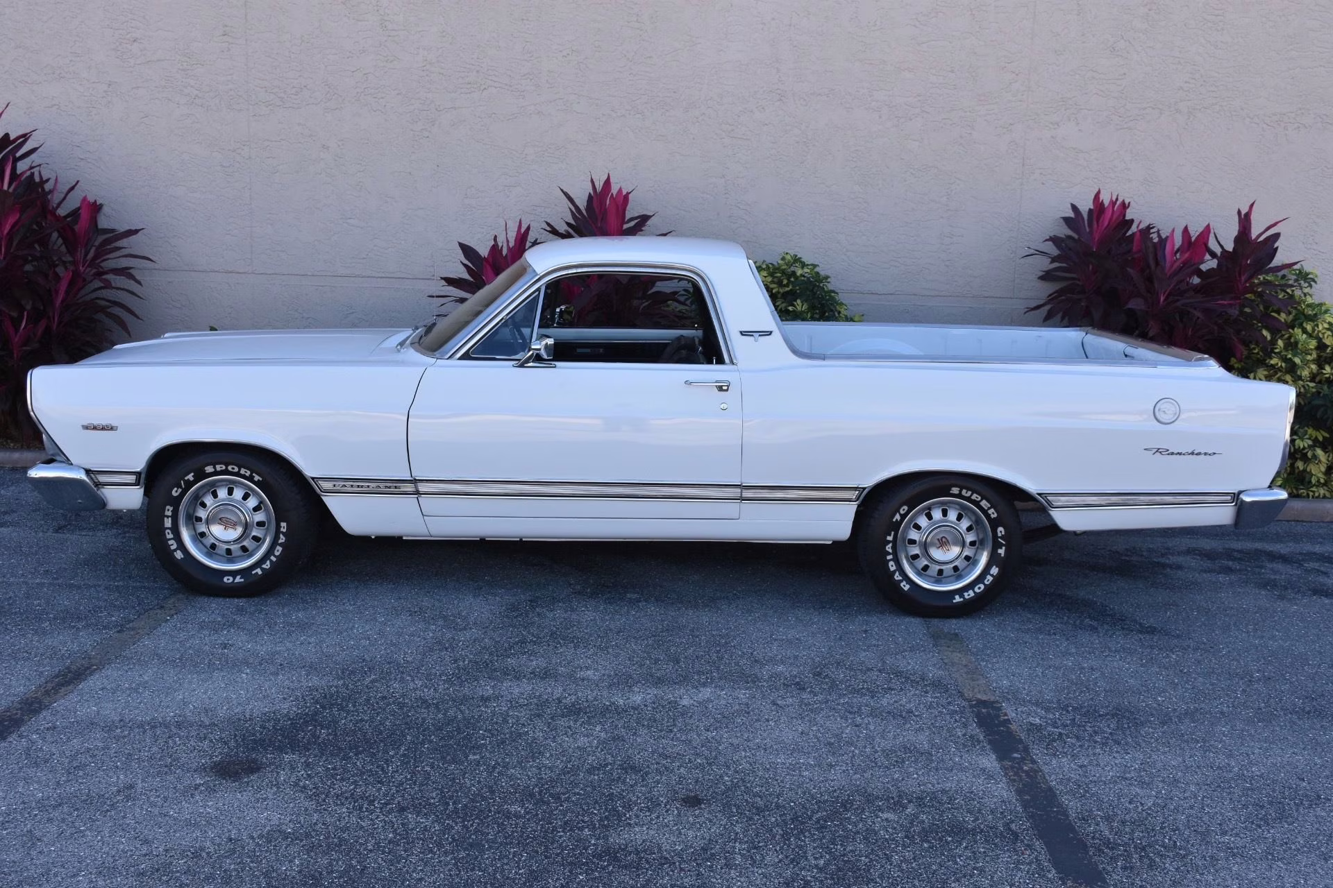 1967 White Ford Ranchero