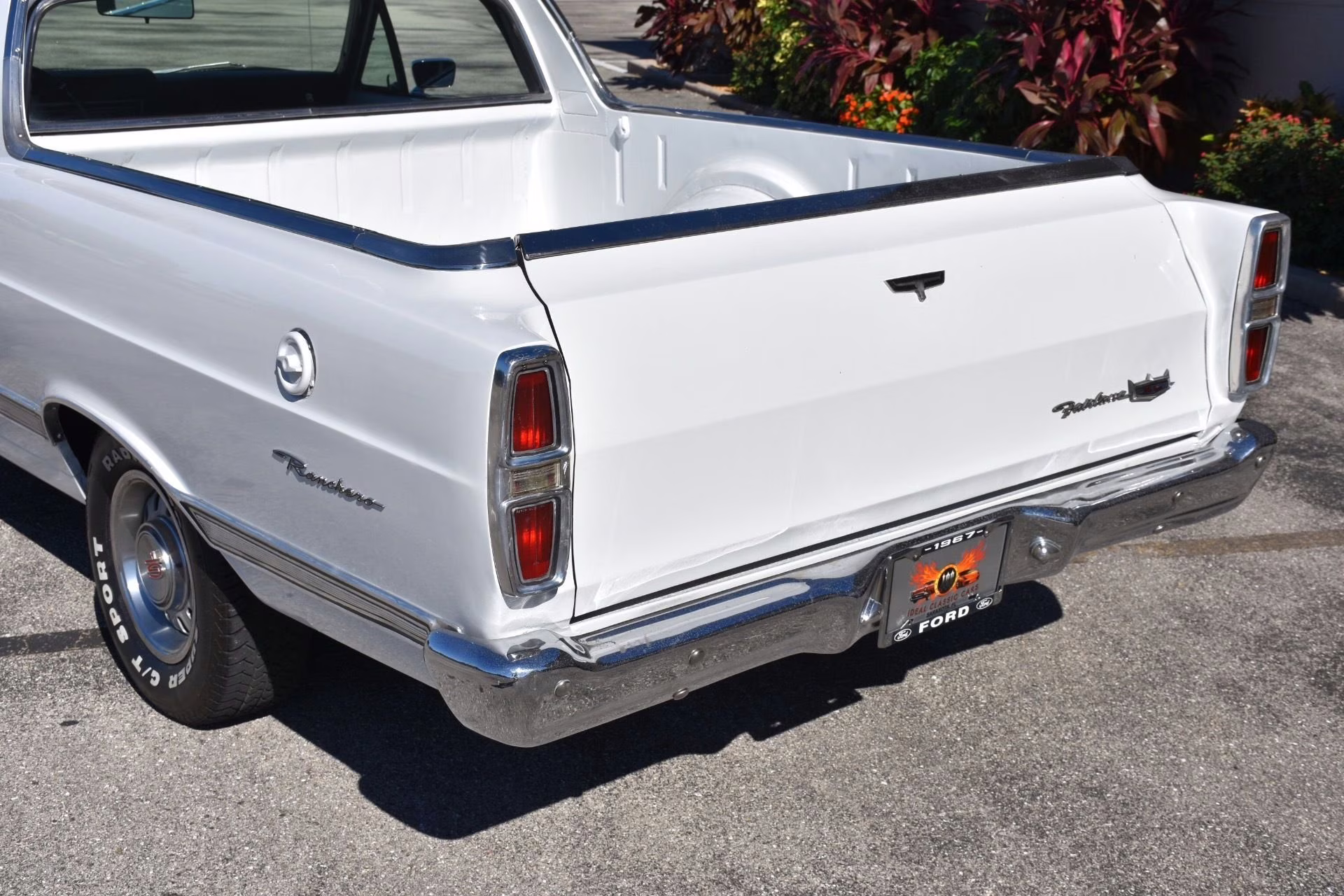 1967 White Ford Ranchero