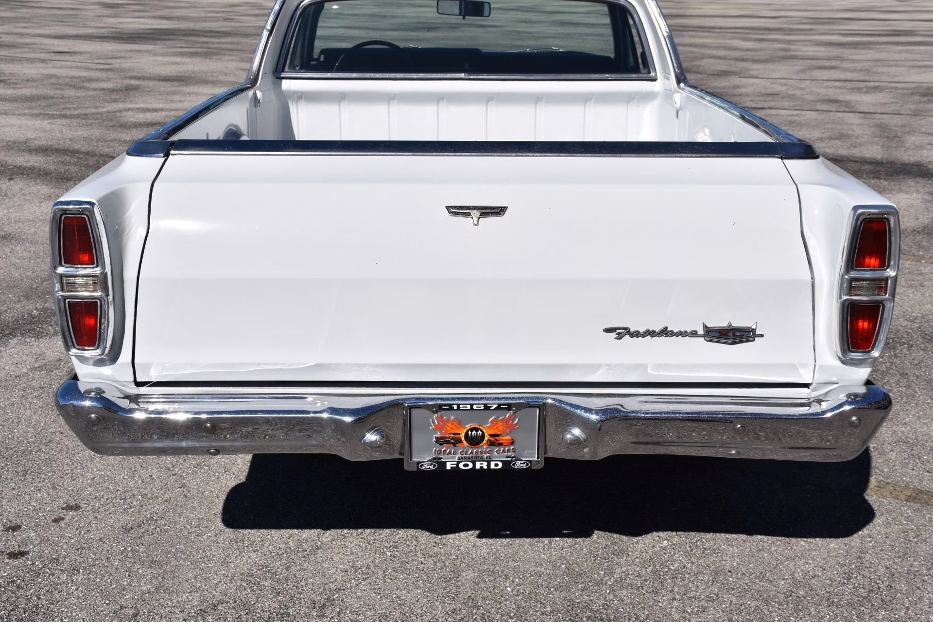 1967 White Ford Ranchero