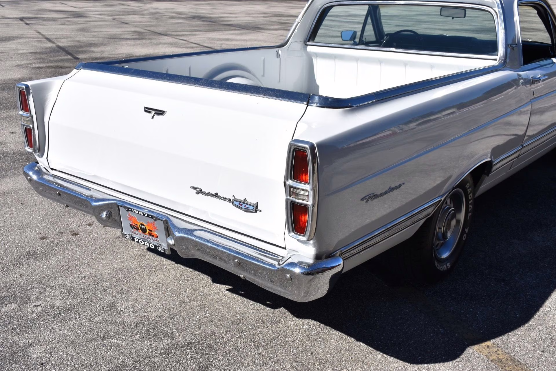 1967 White Ford Ranchero