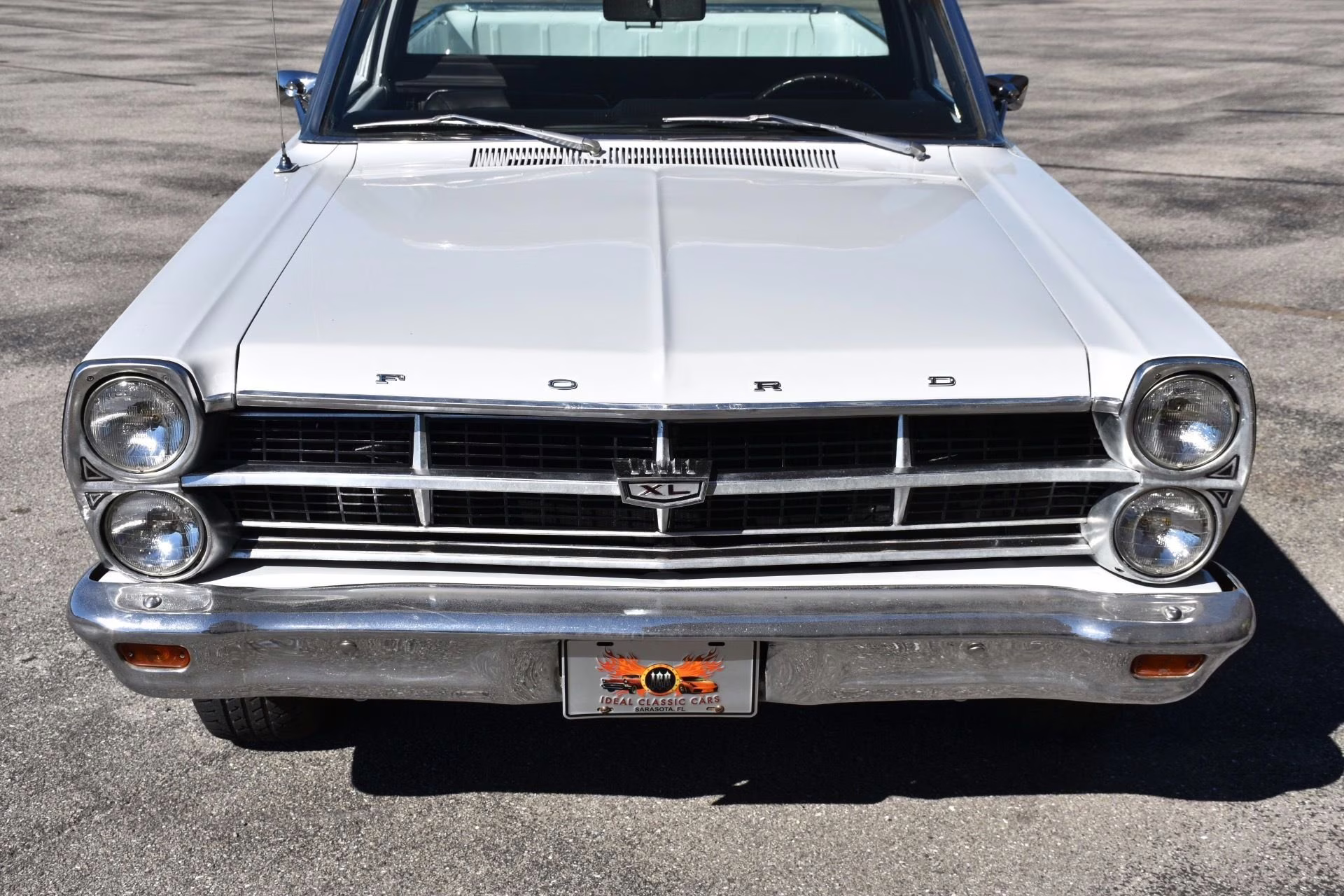 1967 White Ford Ranchero