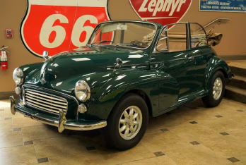 1967 Almond Green Morris Minor