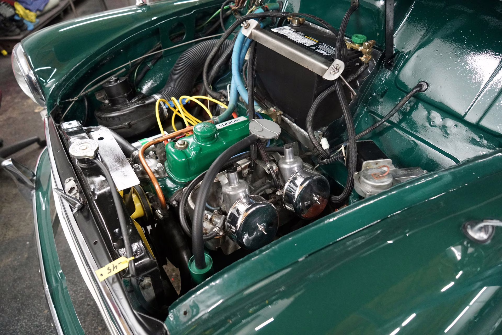 1967 Almond Green Morris Minor