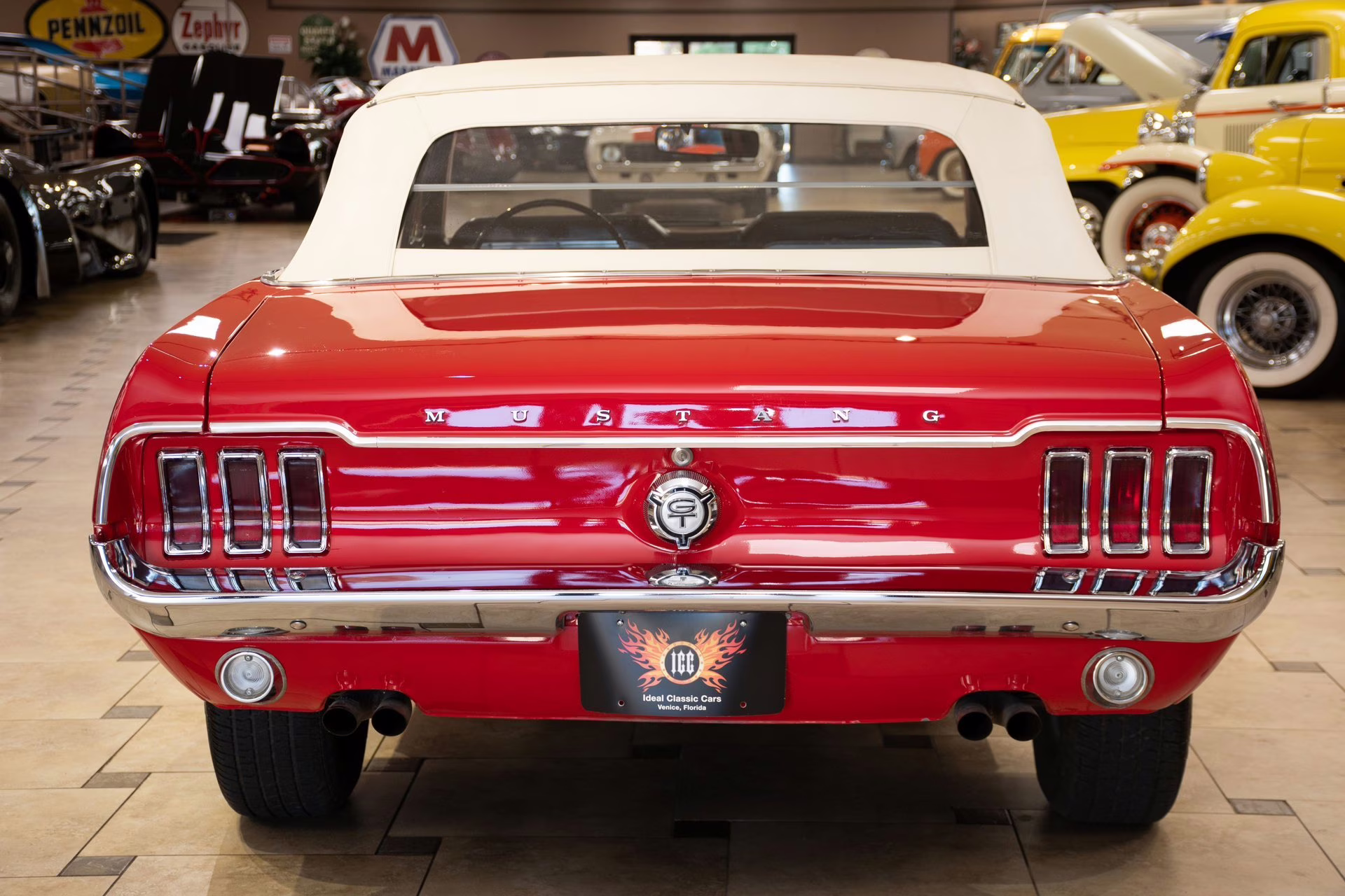 1967 Candyapple Red Ford Mustang