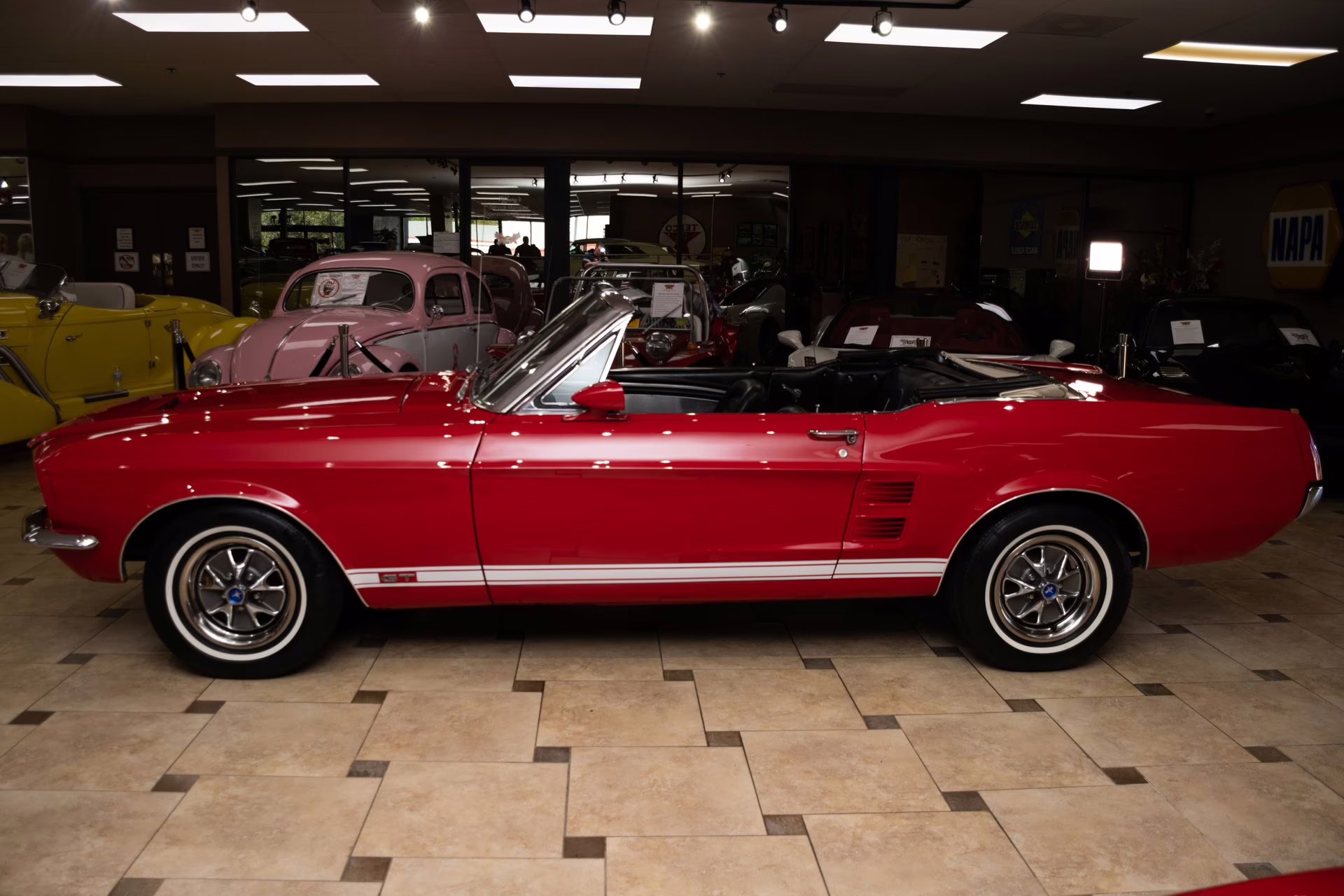 1967 Candyapple Red Ford Mustang