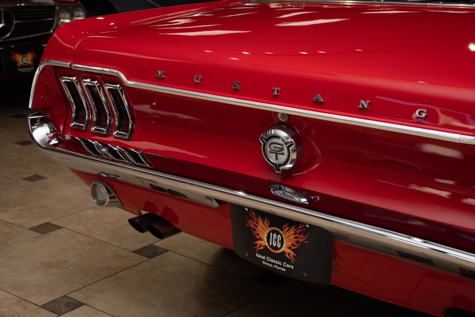 1967 Candyapple Red Ford Mustang