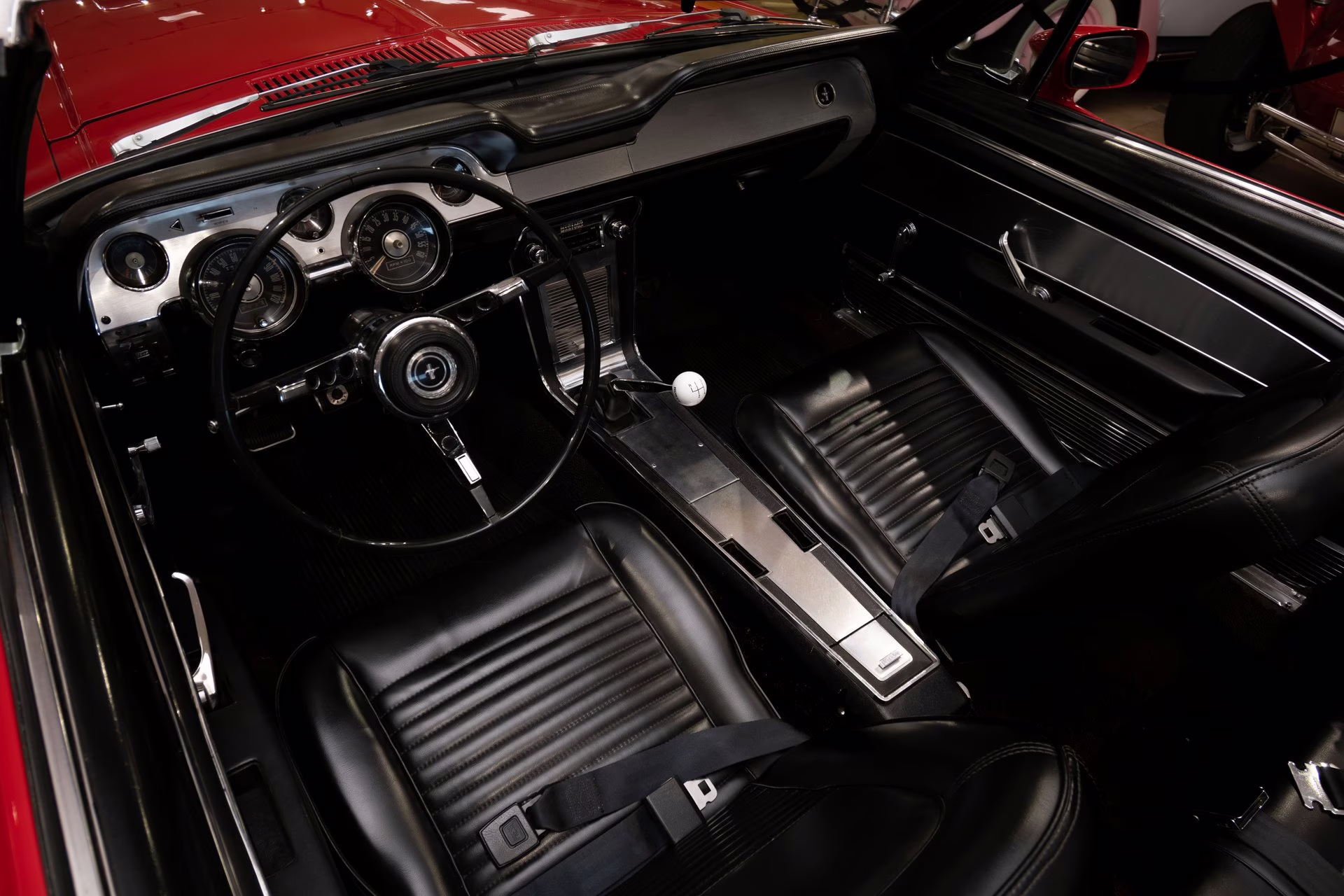 1967 Candyapple Red Ford Mustang