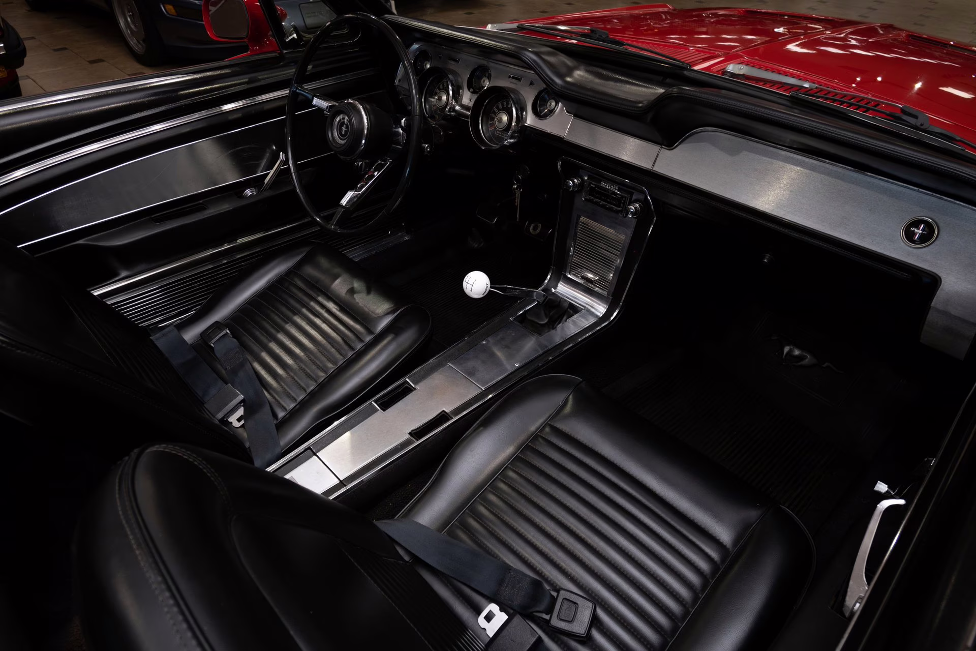 1967 Candyapple Red Ford Mustang