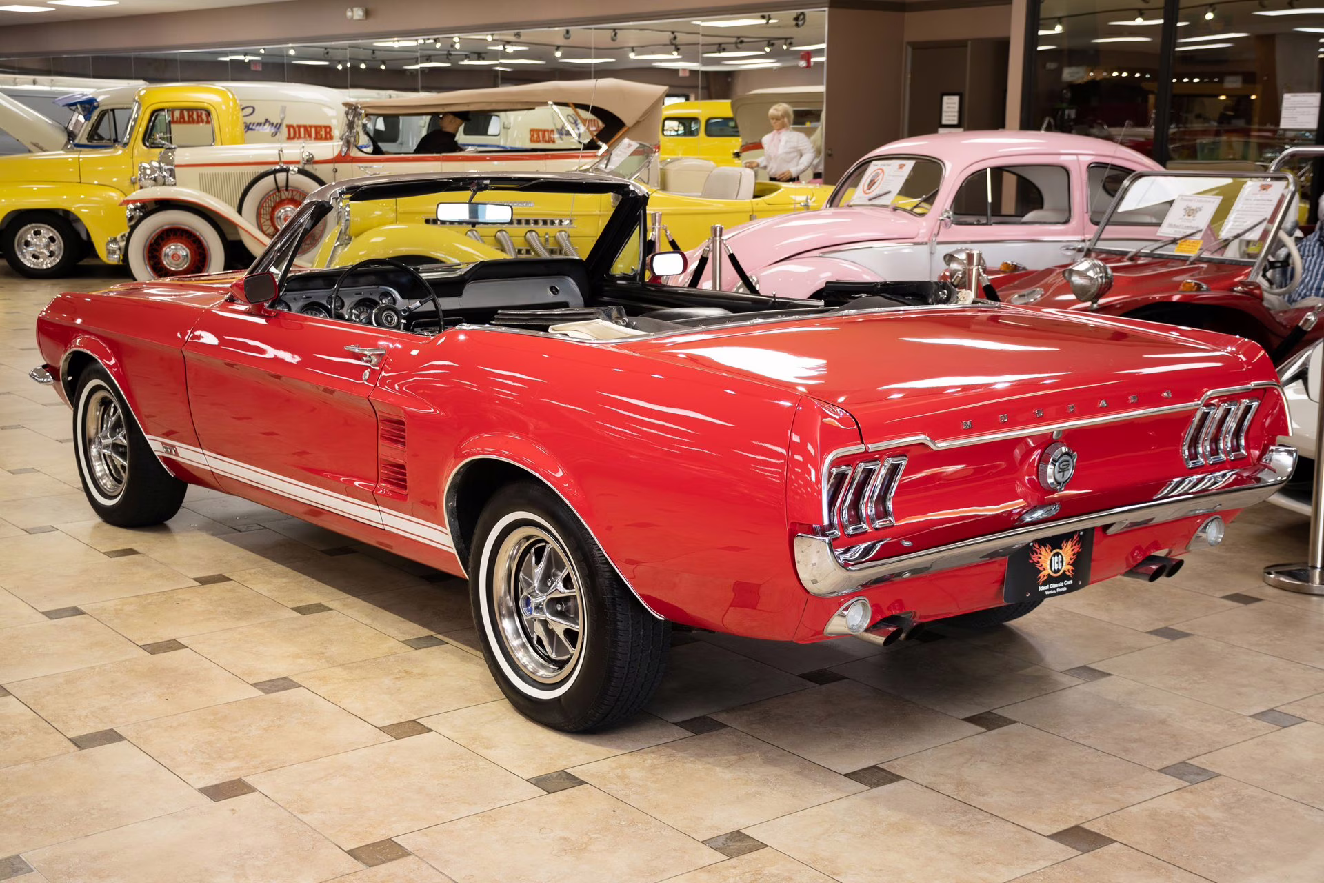 1967 Candyapple Red Ford Mustang