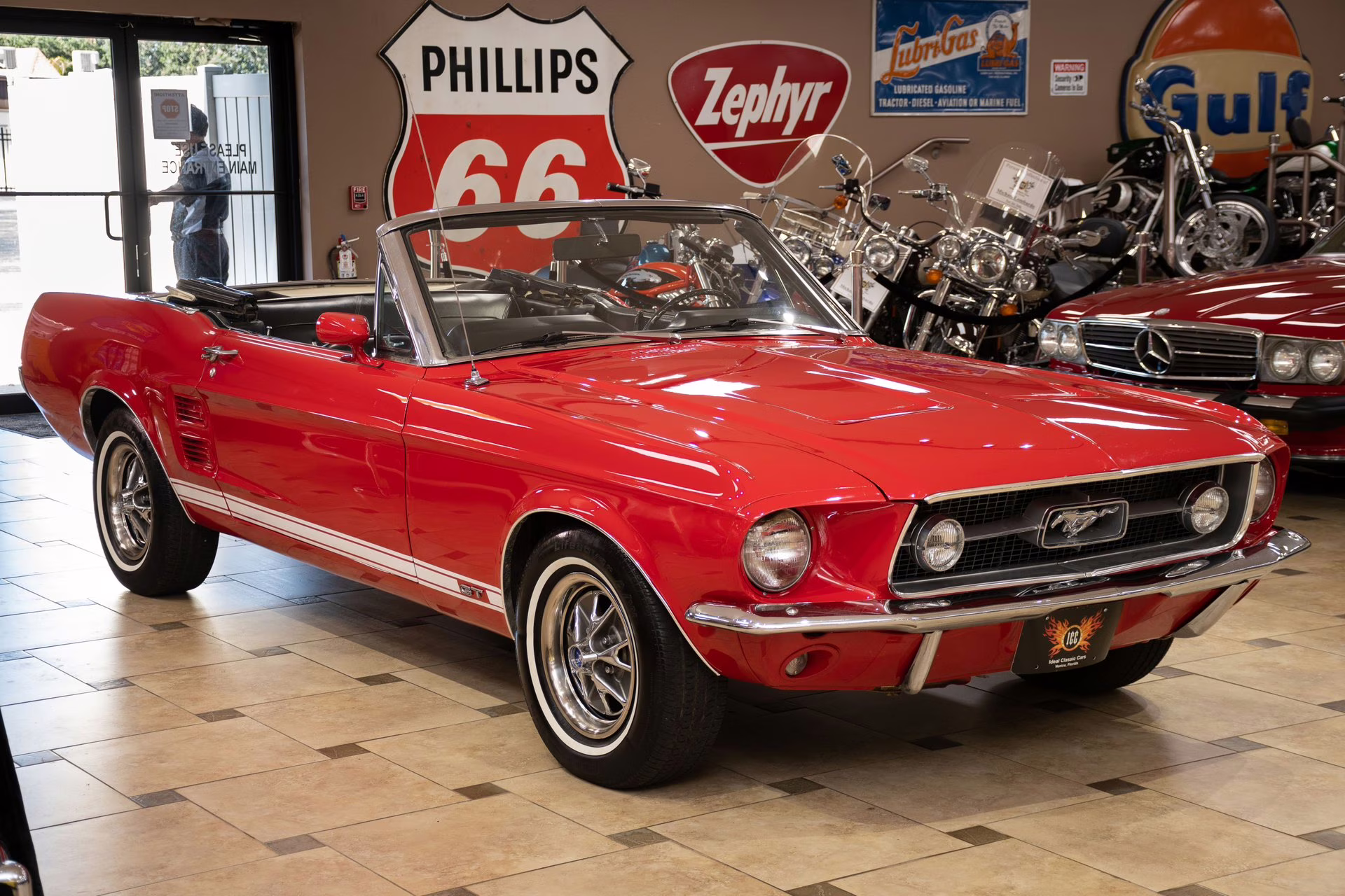 1967 Candyapple Red Ford Mustang