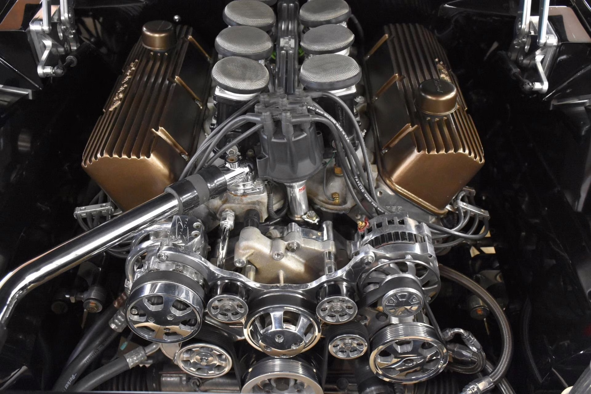 1967 Black Metallic w/ Ghost Stripe Ford Mustang