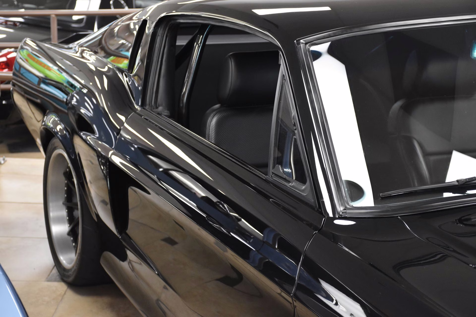 1967 Black Metallic w/ Ghost Stripe Ford Mustang