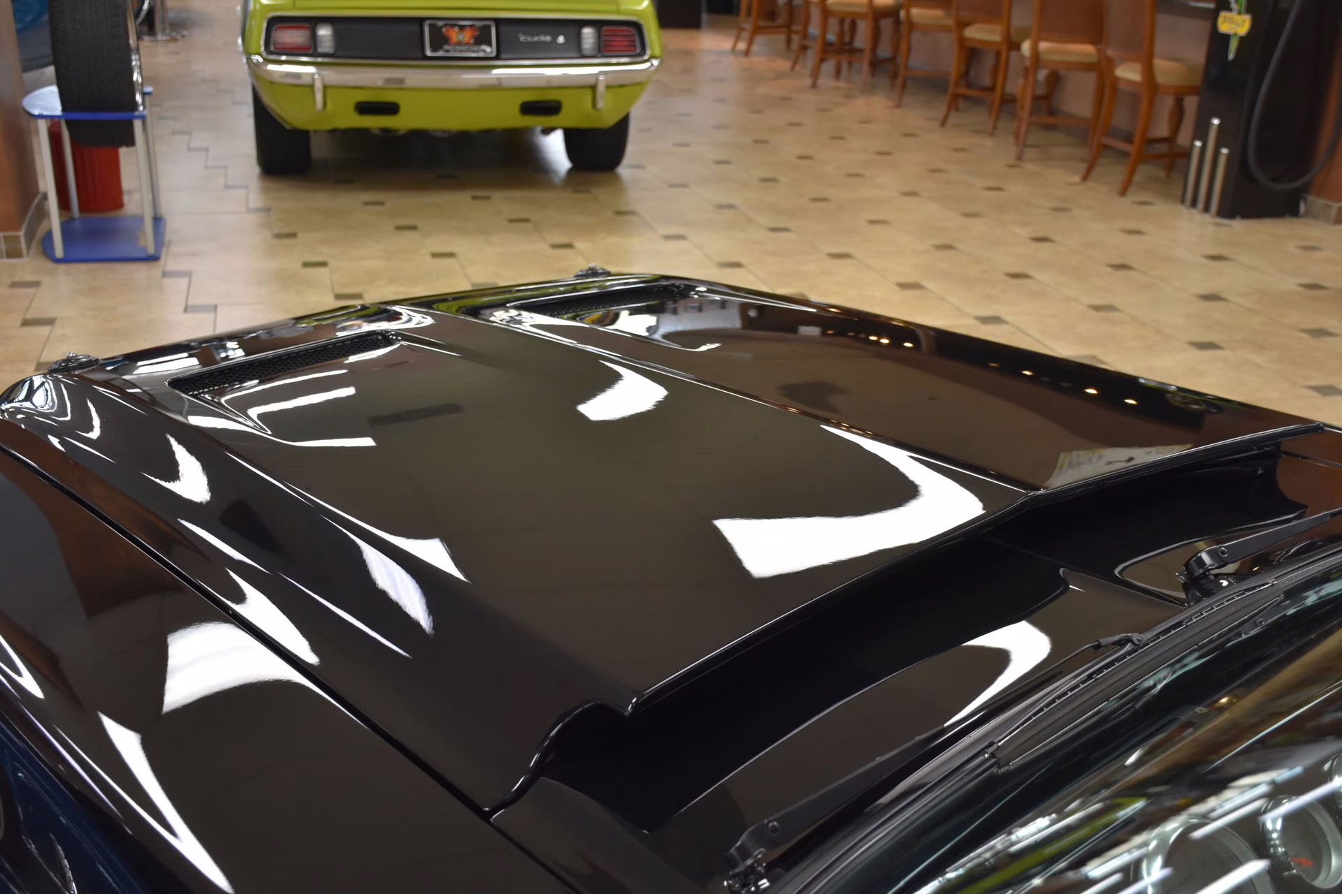 1967 Black Metallic w/ Ghost Stripe Ford Mustang