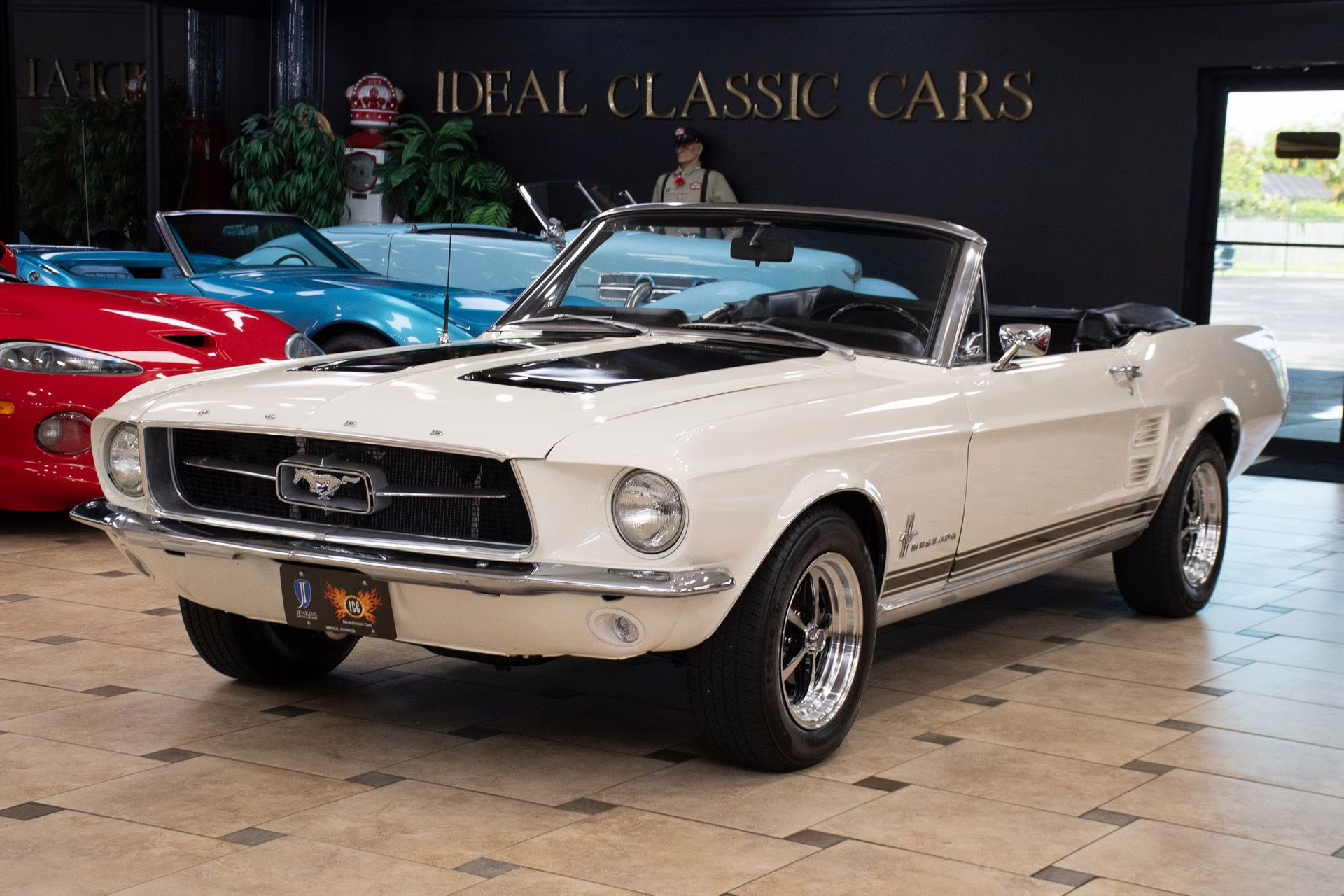 1967 Wimbledon White Ford Mustang