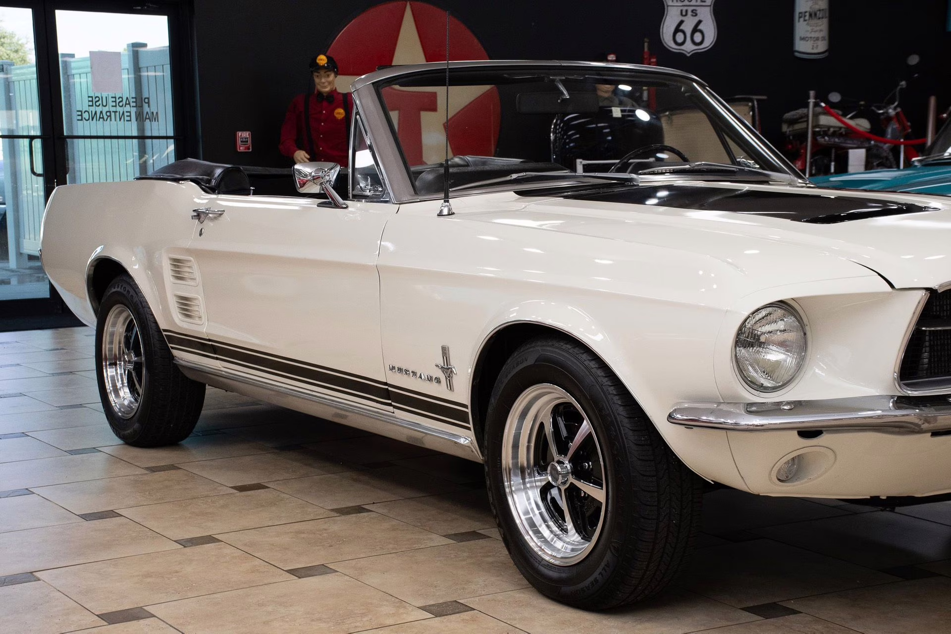 1967 Wimbledon White Ford Mustang