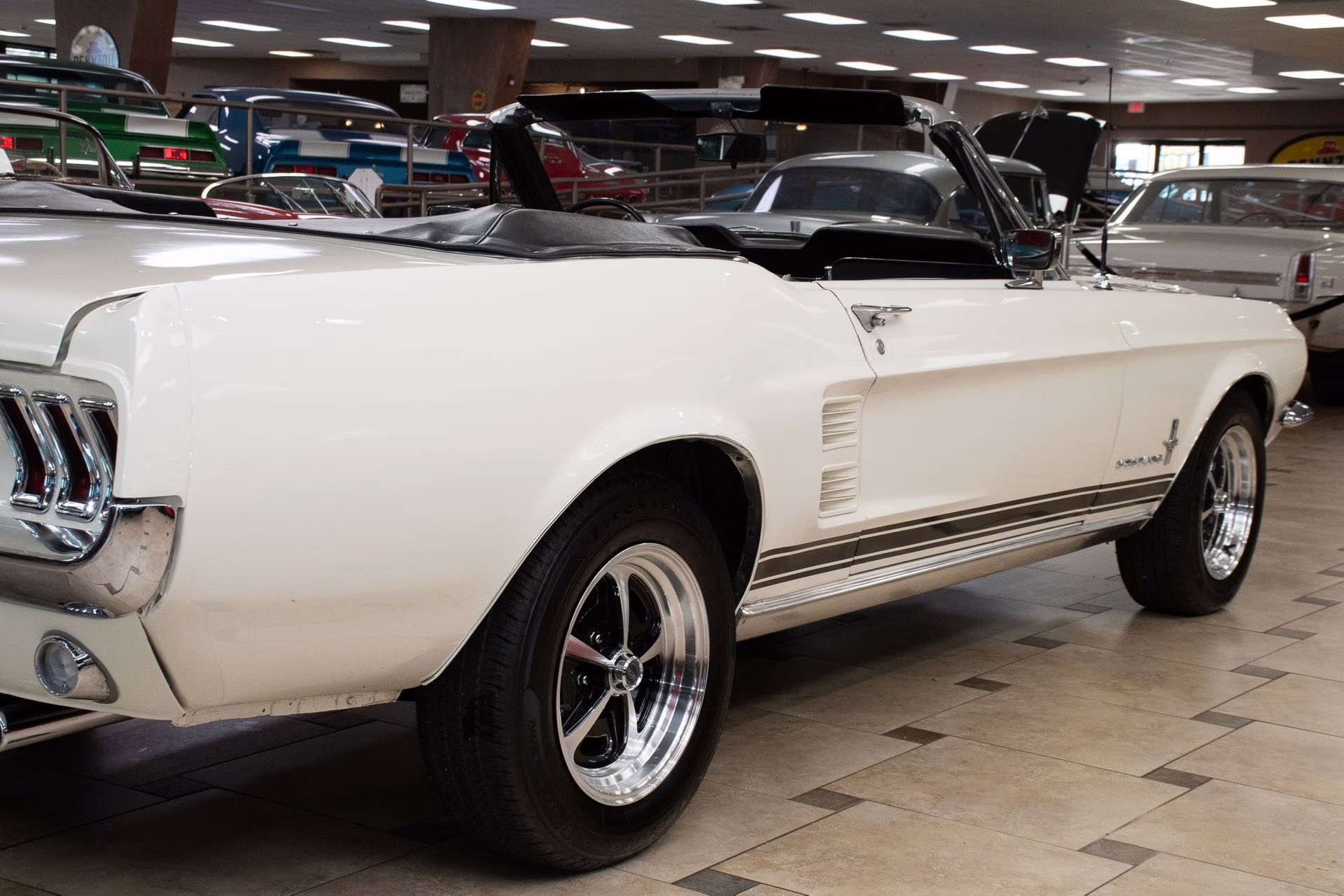 1967 Wimbledon White Ford Mustang