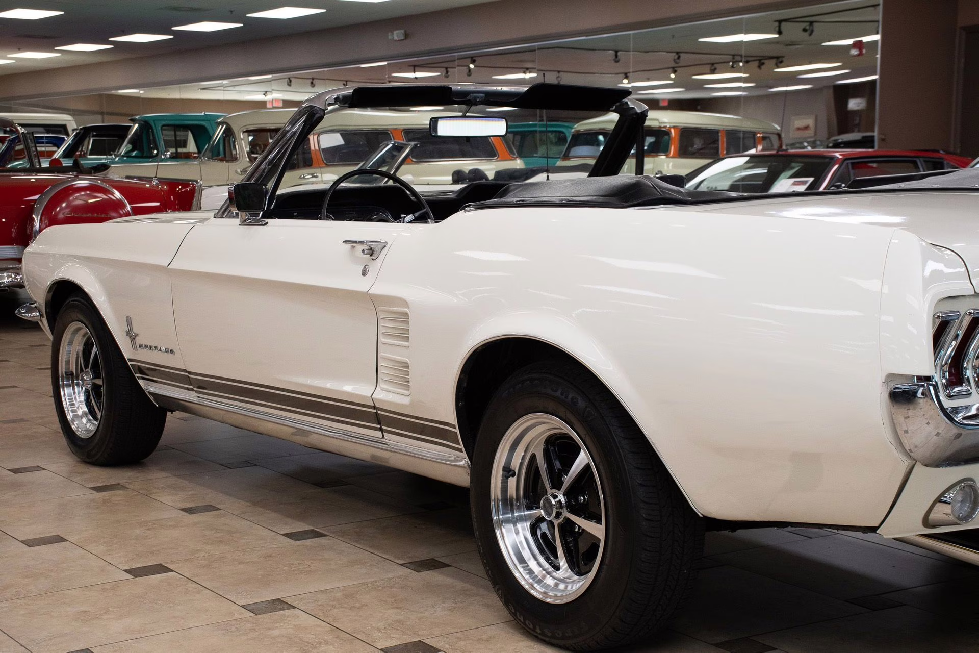 1967 Wimbledon White Ford Mustang