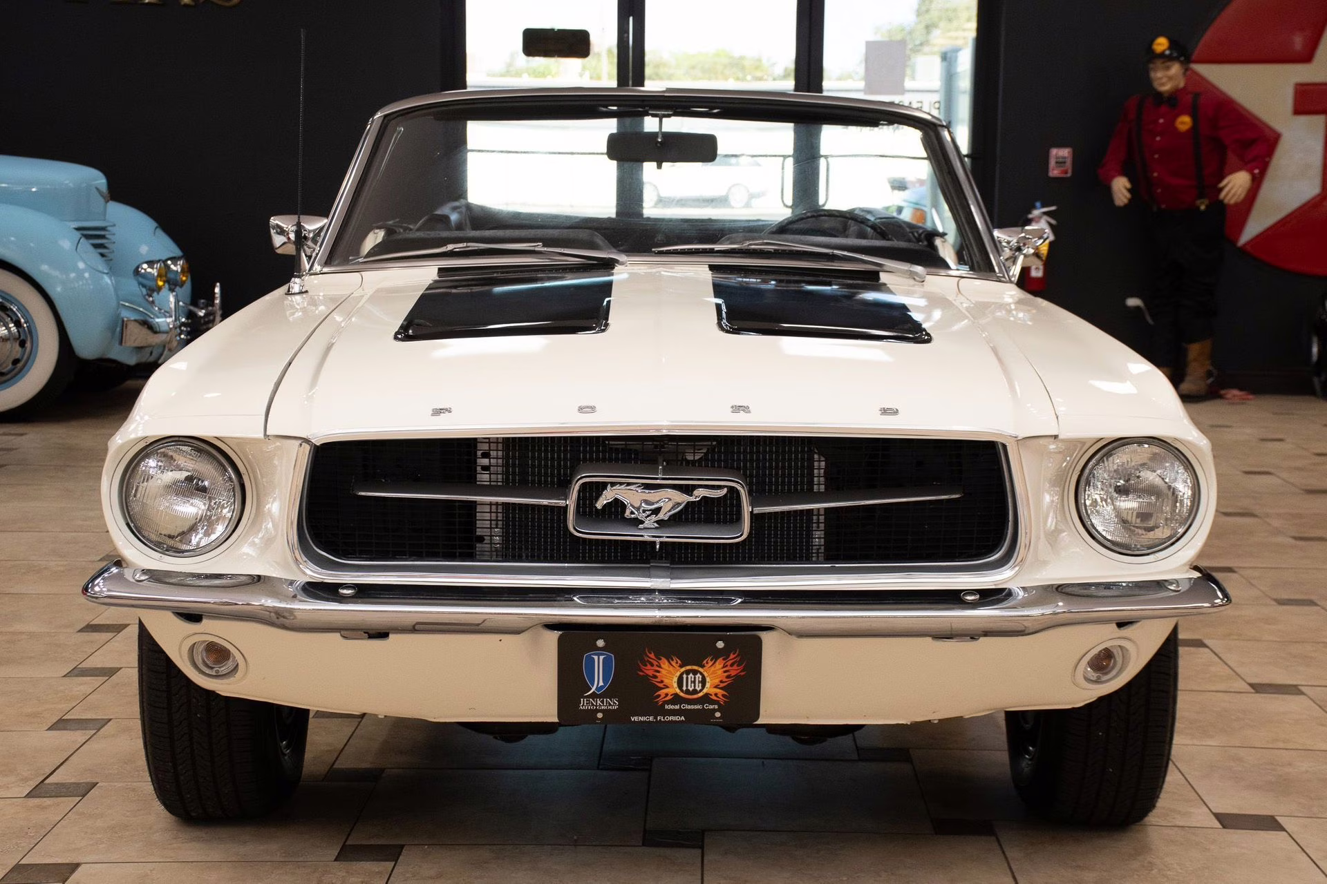 1967 Wimbledon White Ford Mustang
