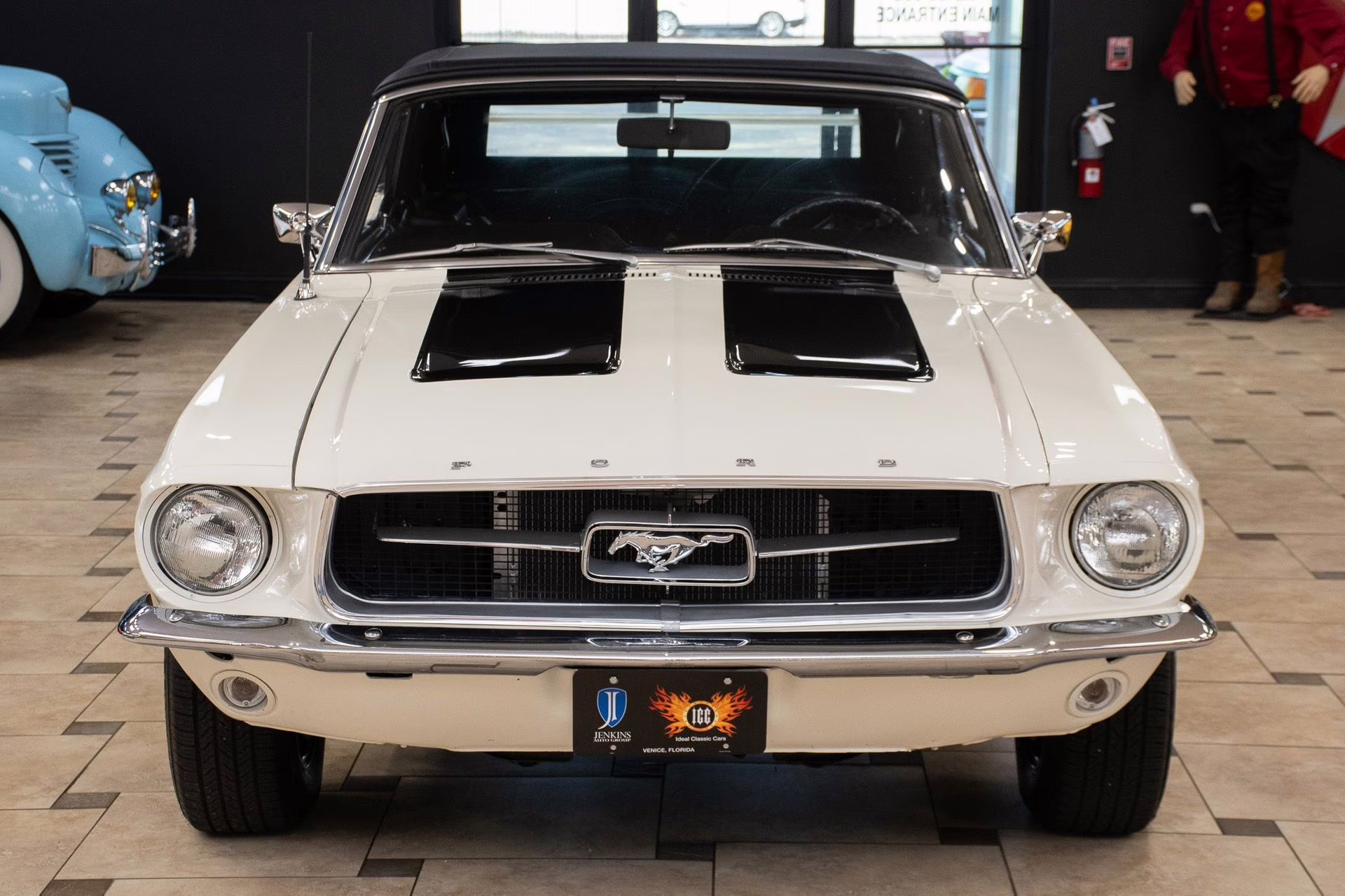 1967 Wimbledon White Ford Mustang