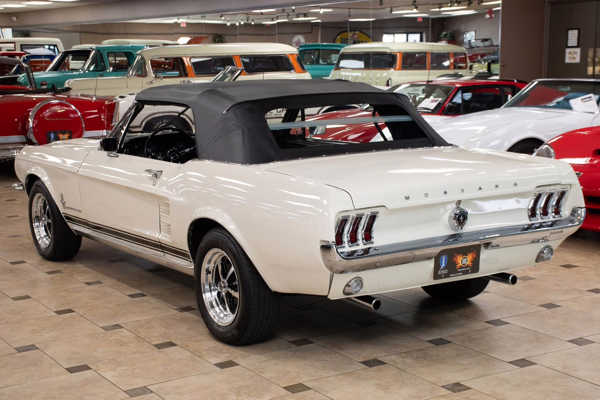 1967 Wimbledon White Ford Mustang