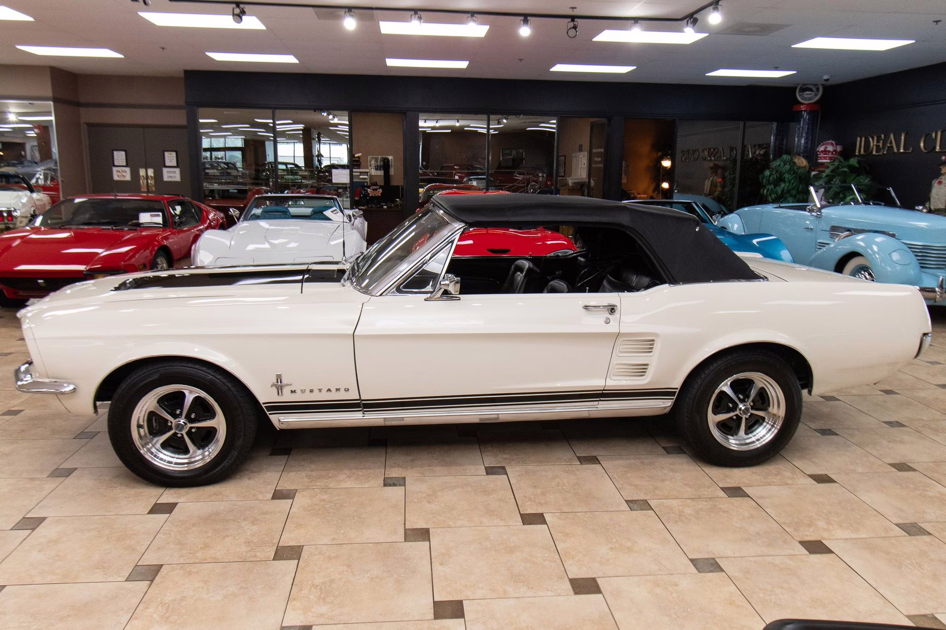 1967 Wimbledon White Ford Mustang