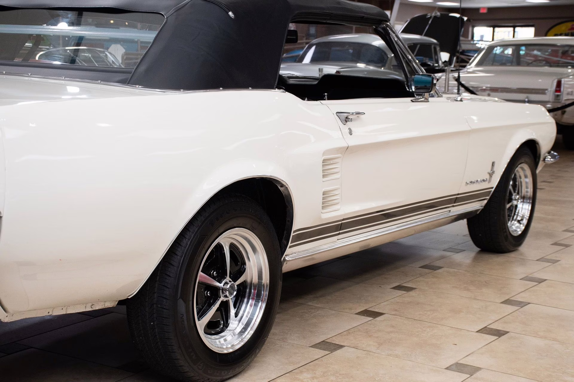 1967 Wimbledon White Ford Mustang