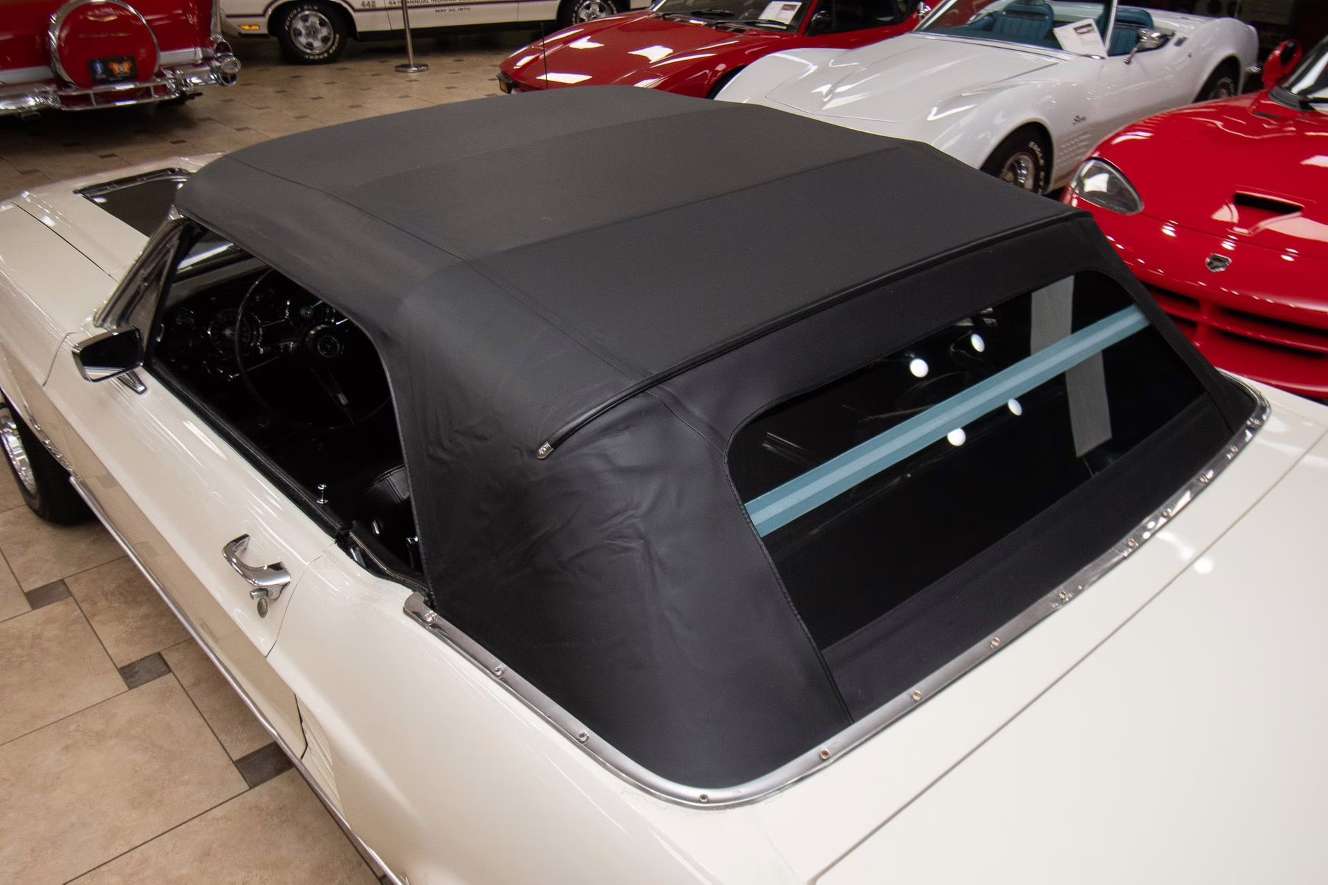 1967 Wimbledon White Ford Mustang