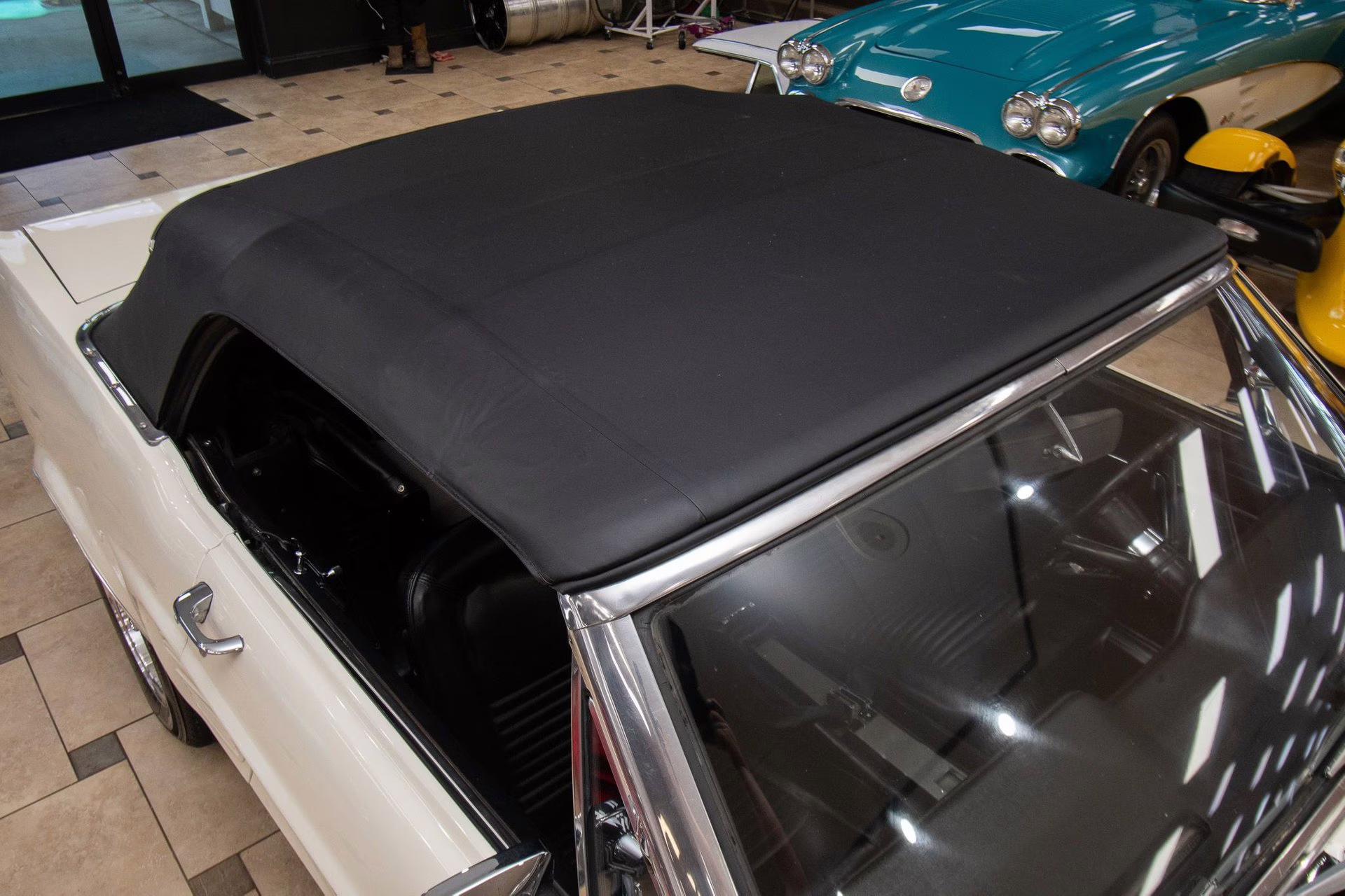 1967 Wimbledon White Ford Mustang