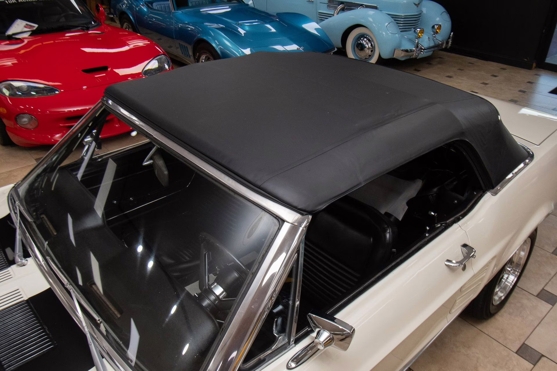 1967 Wimbledon White Ford Mustang