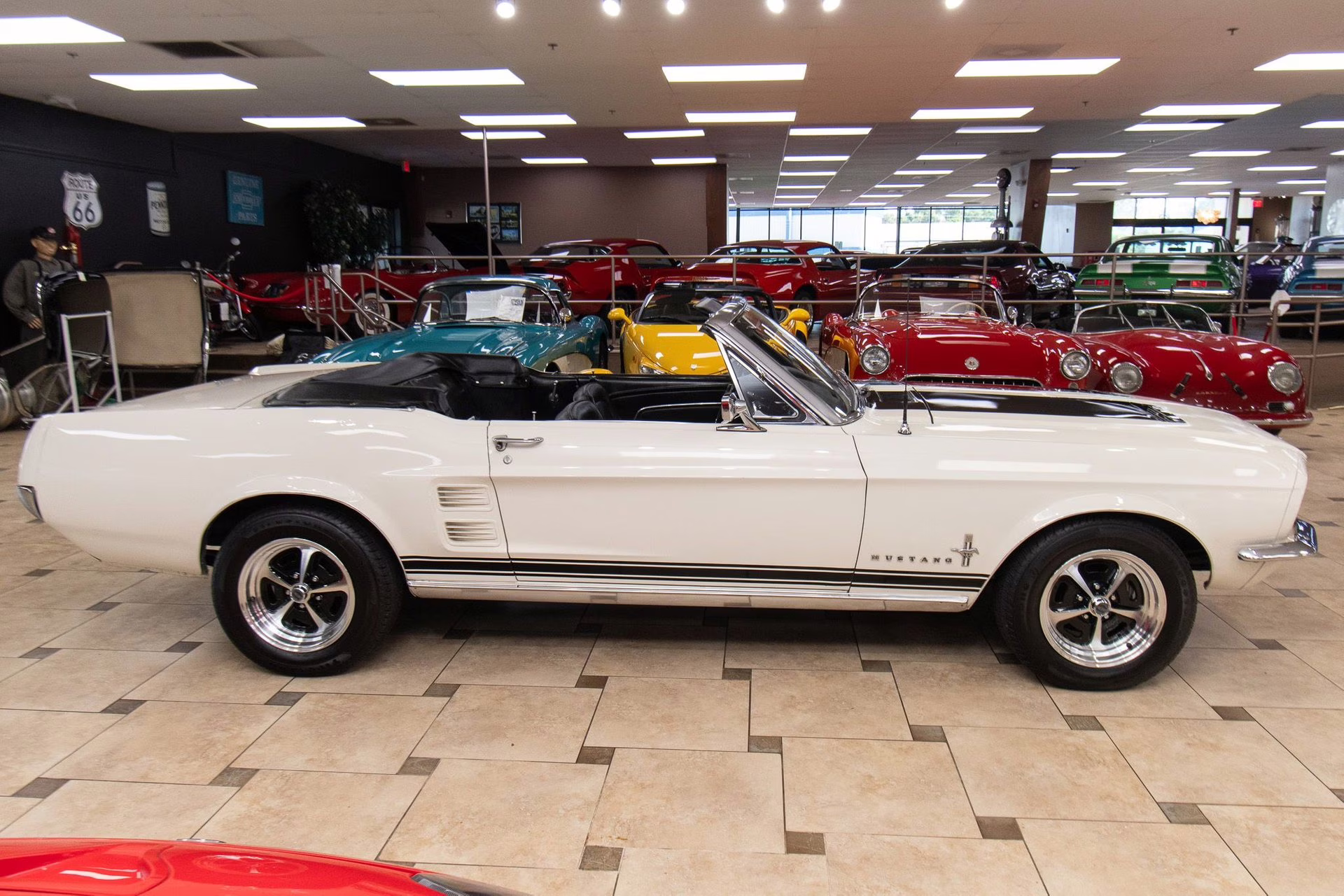 1967 Wimbledon White Ford Mustang