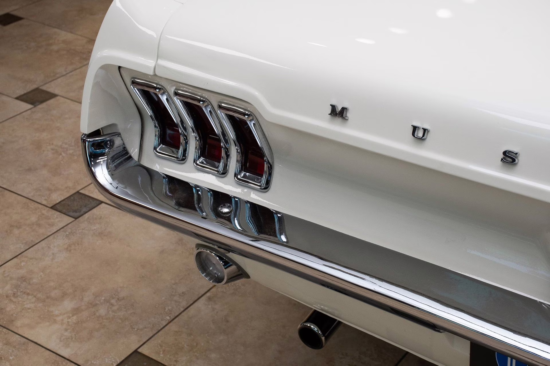 1967 Wimbledon White Ford Mustang