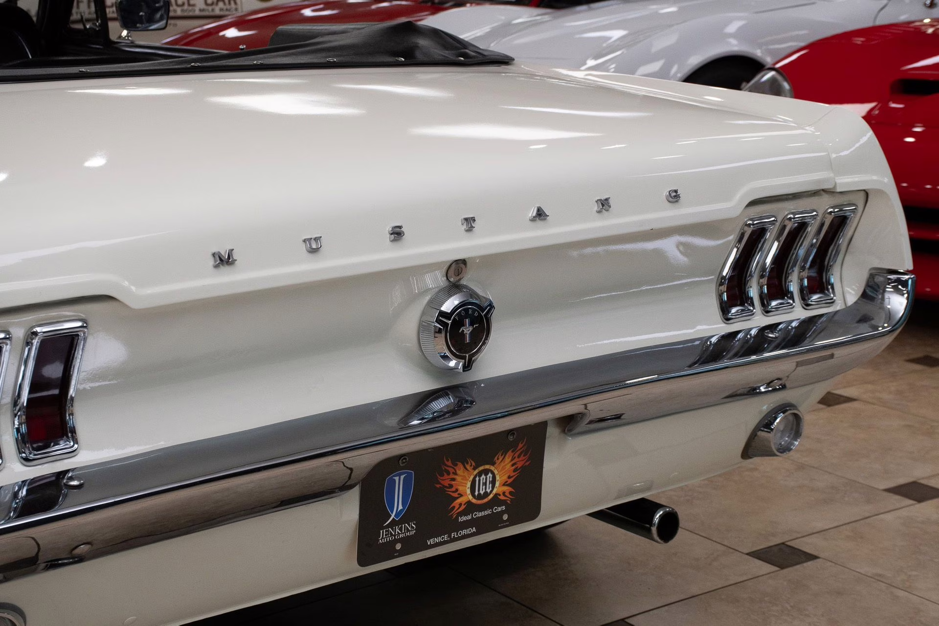 1967 Wimbledon White Ford Mustang