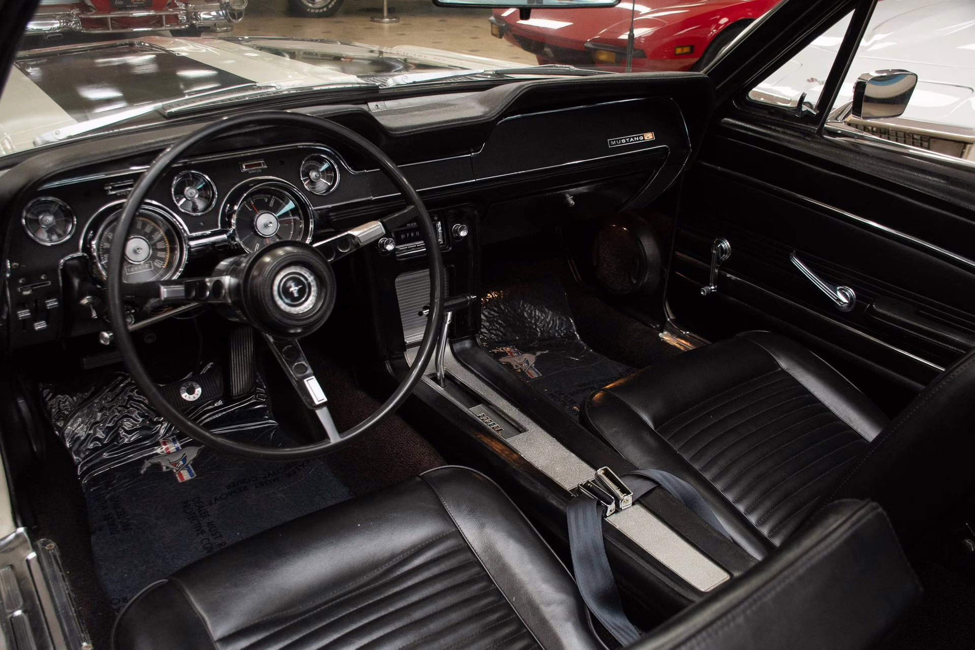 1967 Wimbledon White Ford Mustang