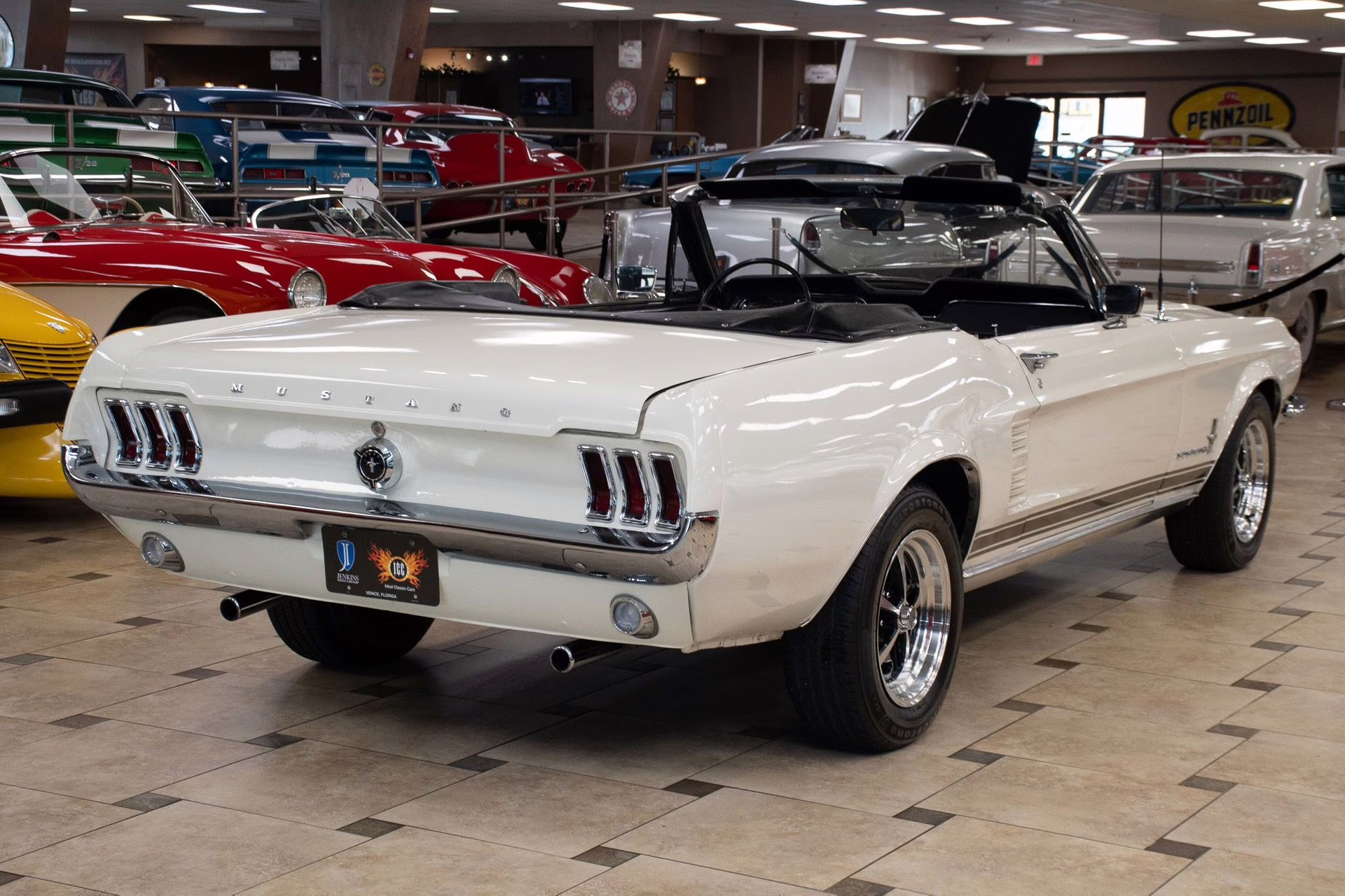 1967 Wimbledon White Ford Mustang