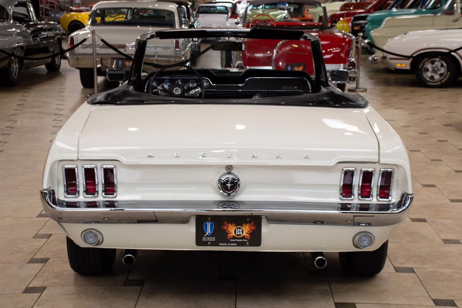 1967 Wimbledon White Ford Mustang
