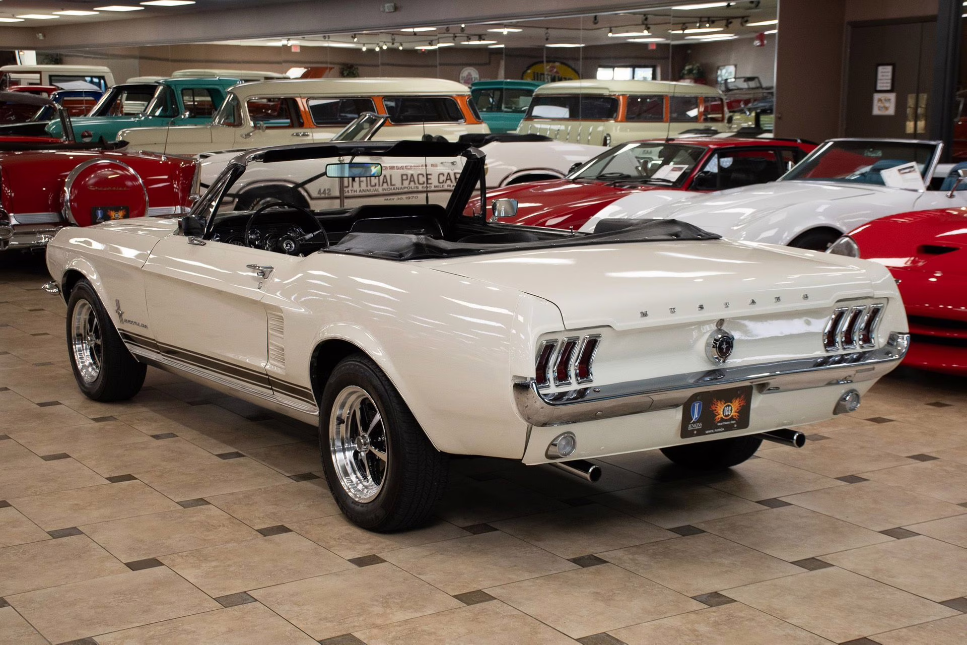 1967 Wimbledon White Ford Mustang