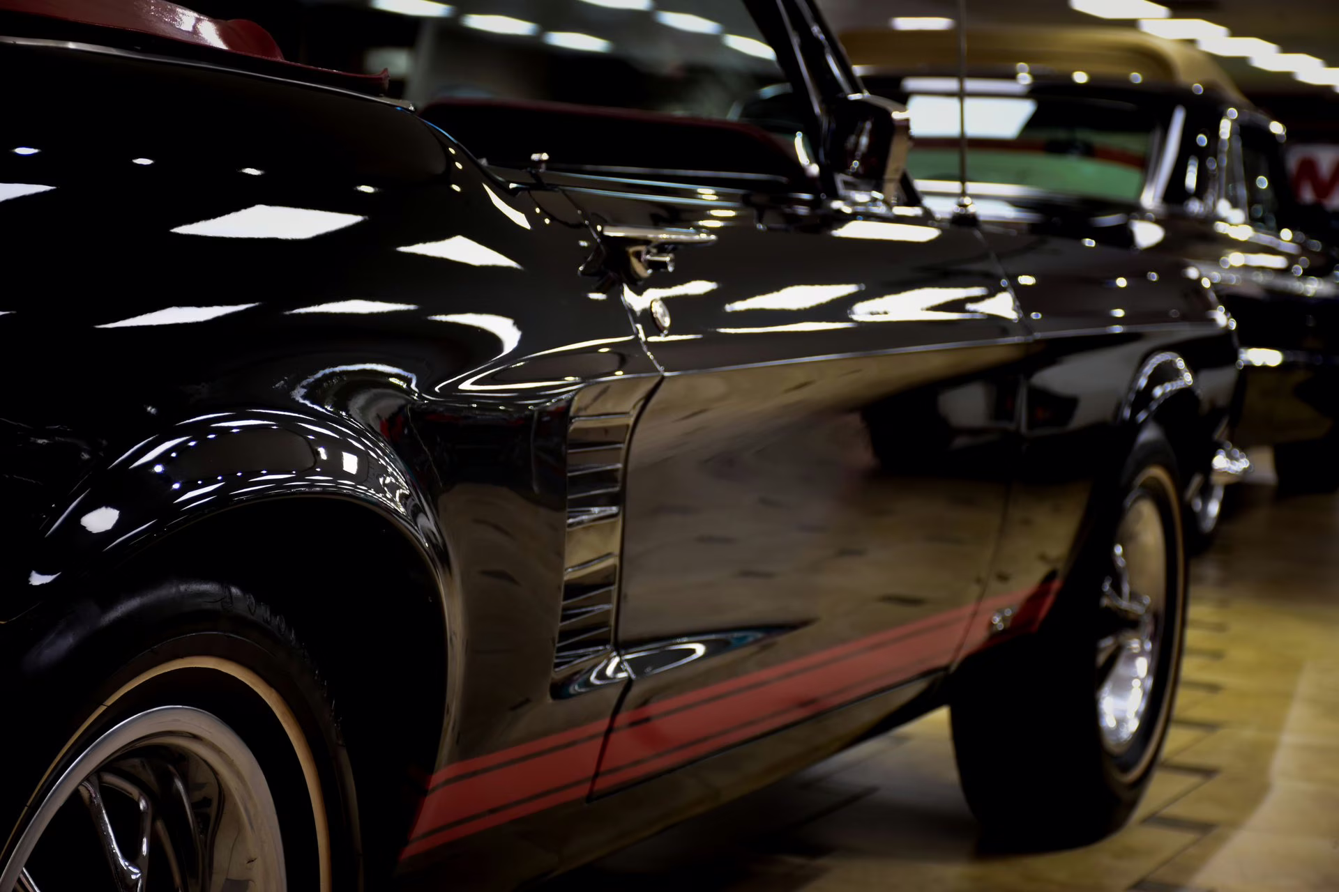 1967 Raven Black Ford Mustang