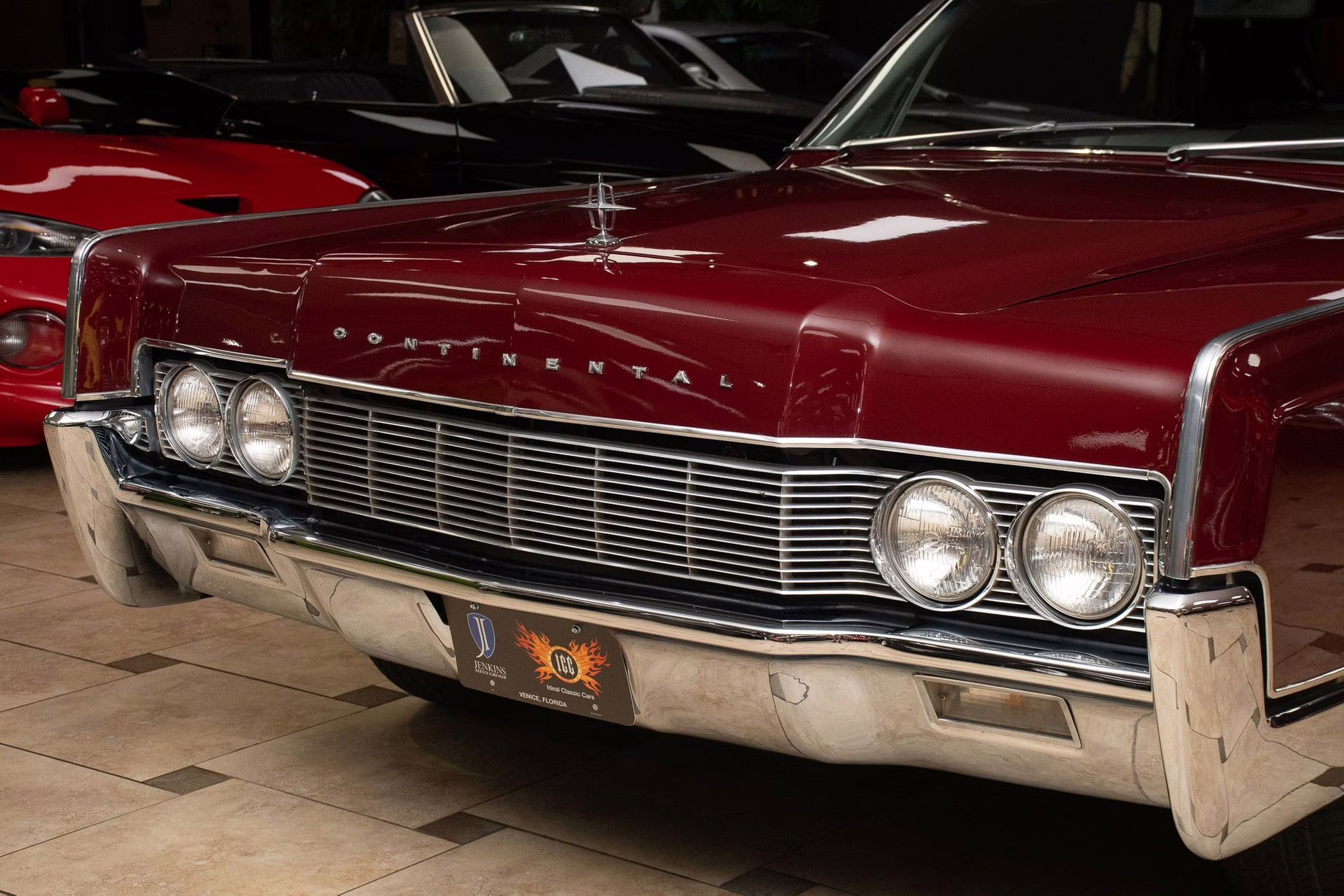 1967 Royal Maroon Lincoln Continental