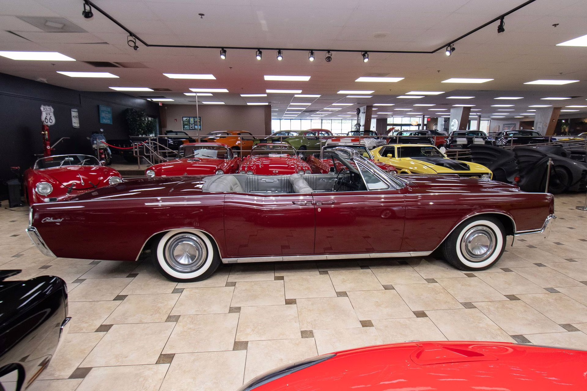1967 Royal Maroon Lincoln Continental