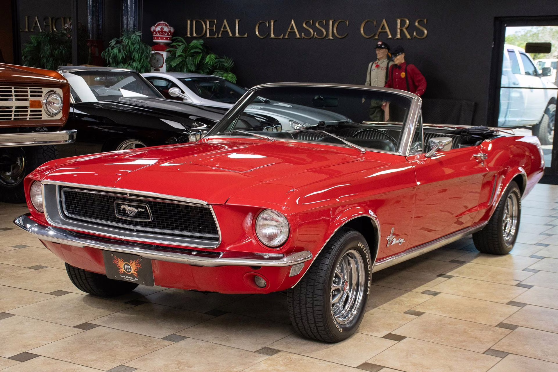 1968 Red Ford Mustang