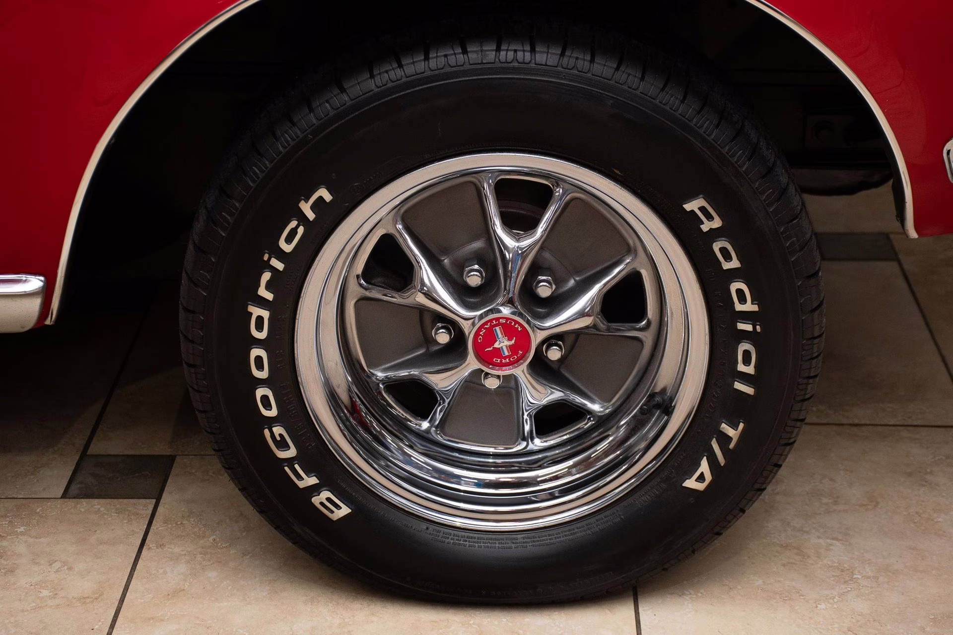 1968 Red Ford Mustang