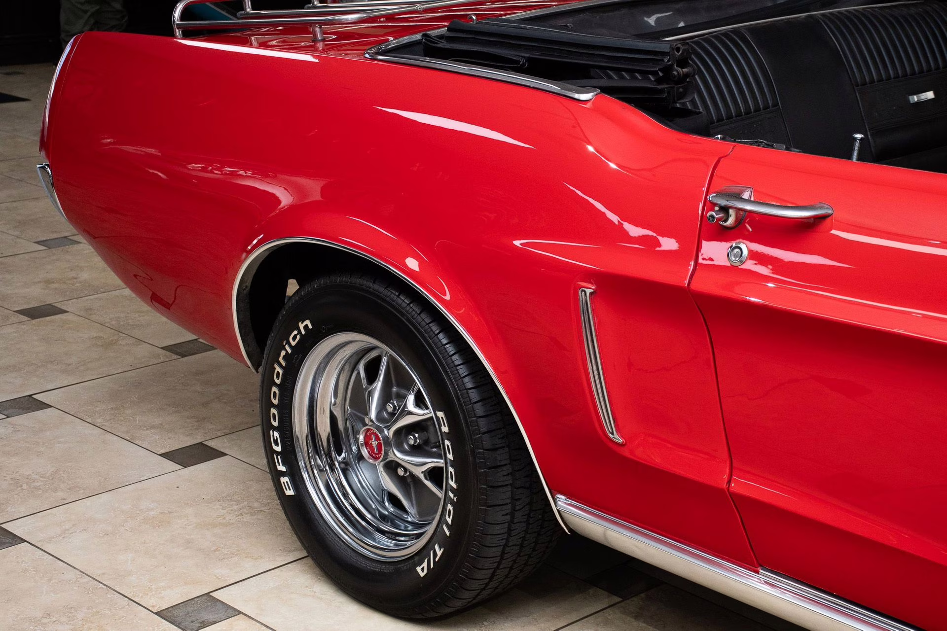 1968 Red Ford Mustang