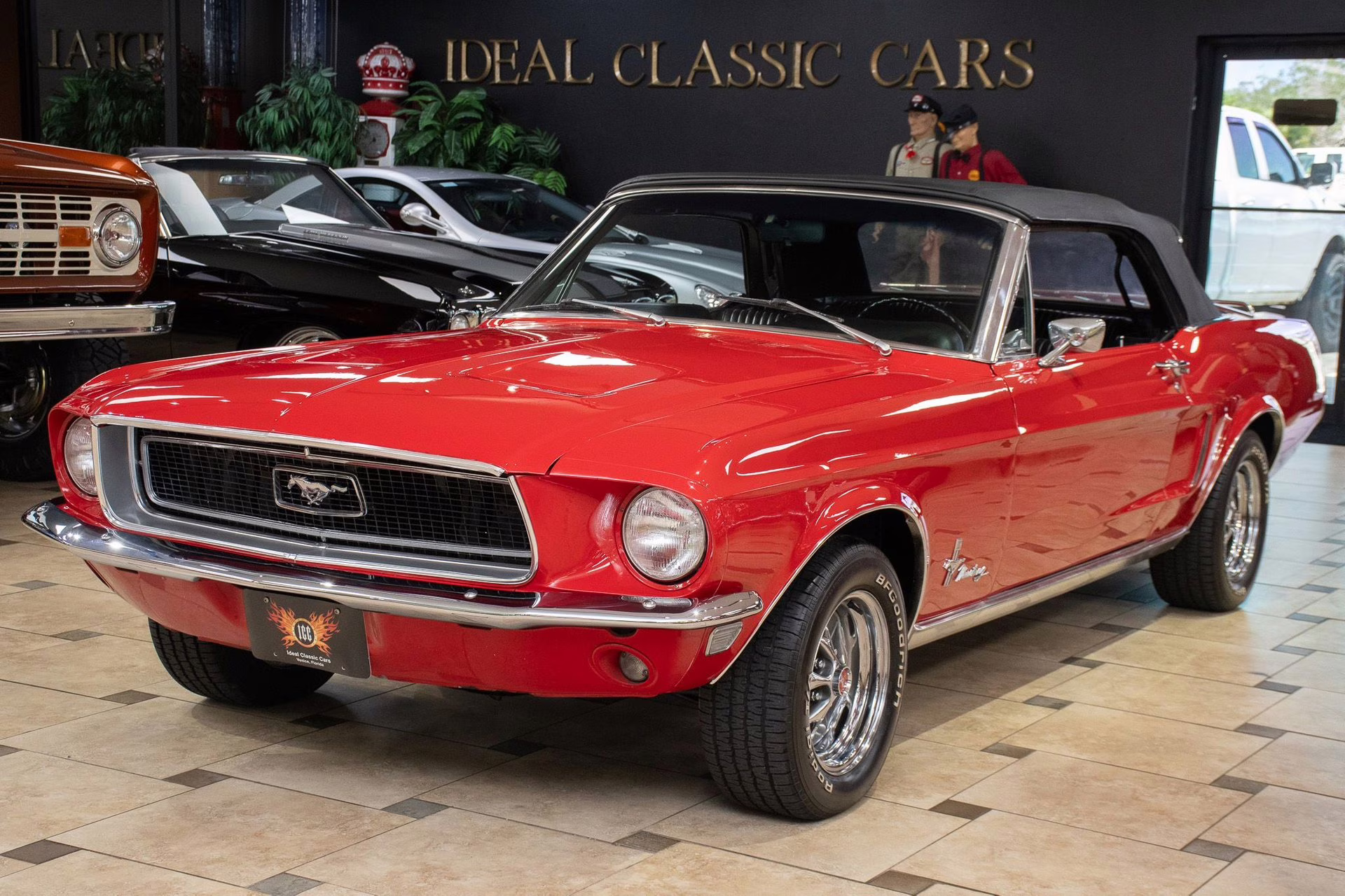 1968 Red Ford Mustang