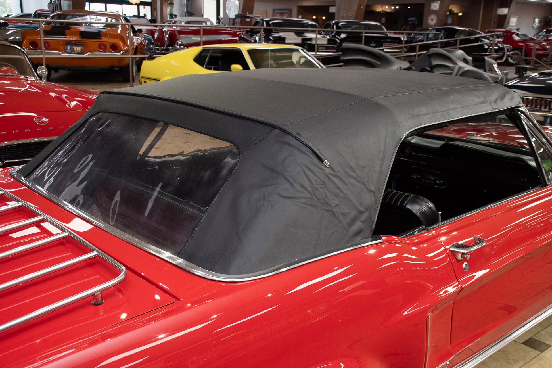 1968 Red Ford Mustang