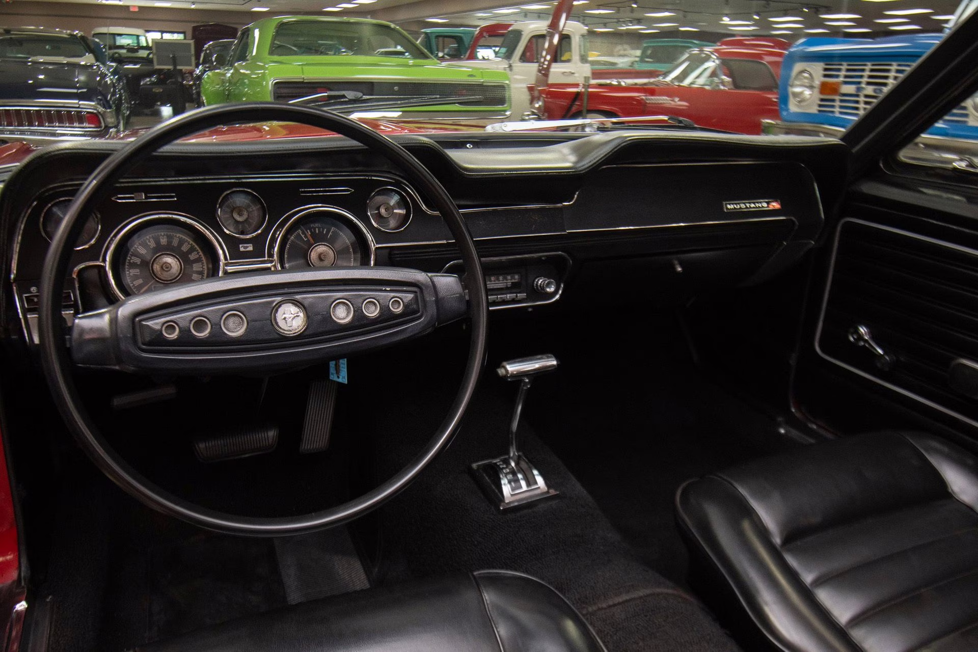 1968 Red Ford Mustang