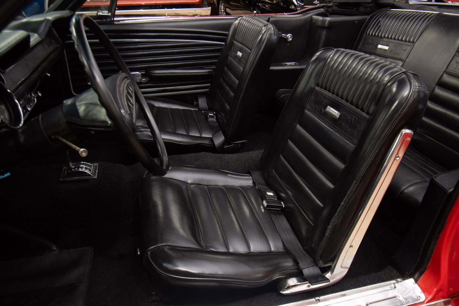 1968 Red Ford Mustang