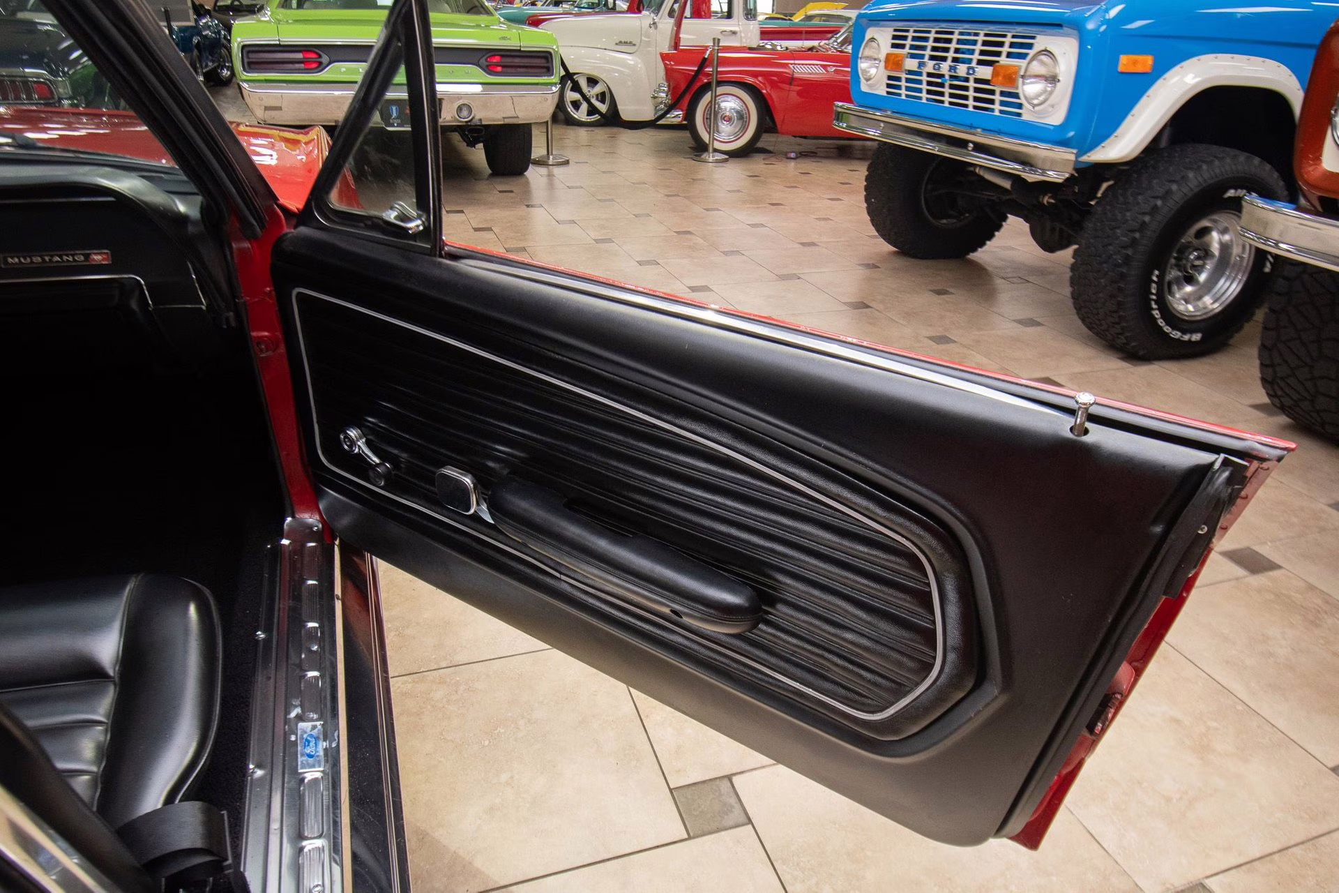 1968 Red Ford Mustang