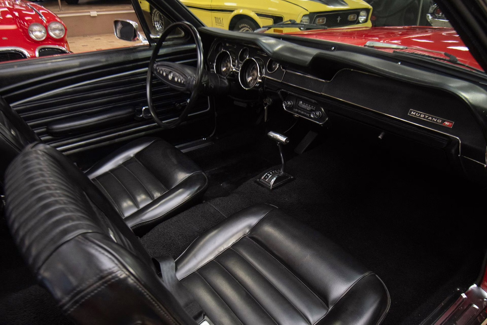 1968 Red Ford Mustang