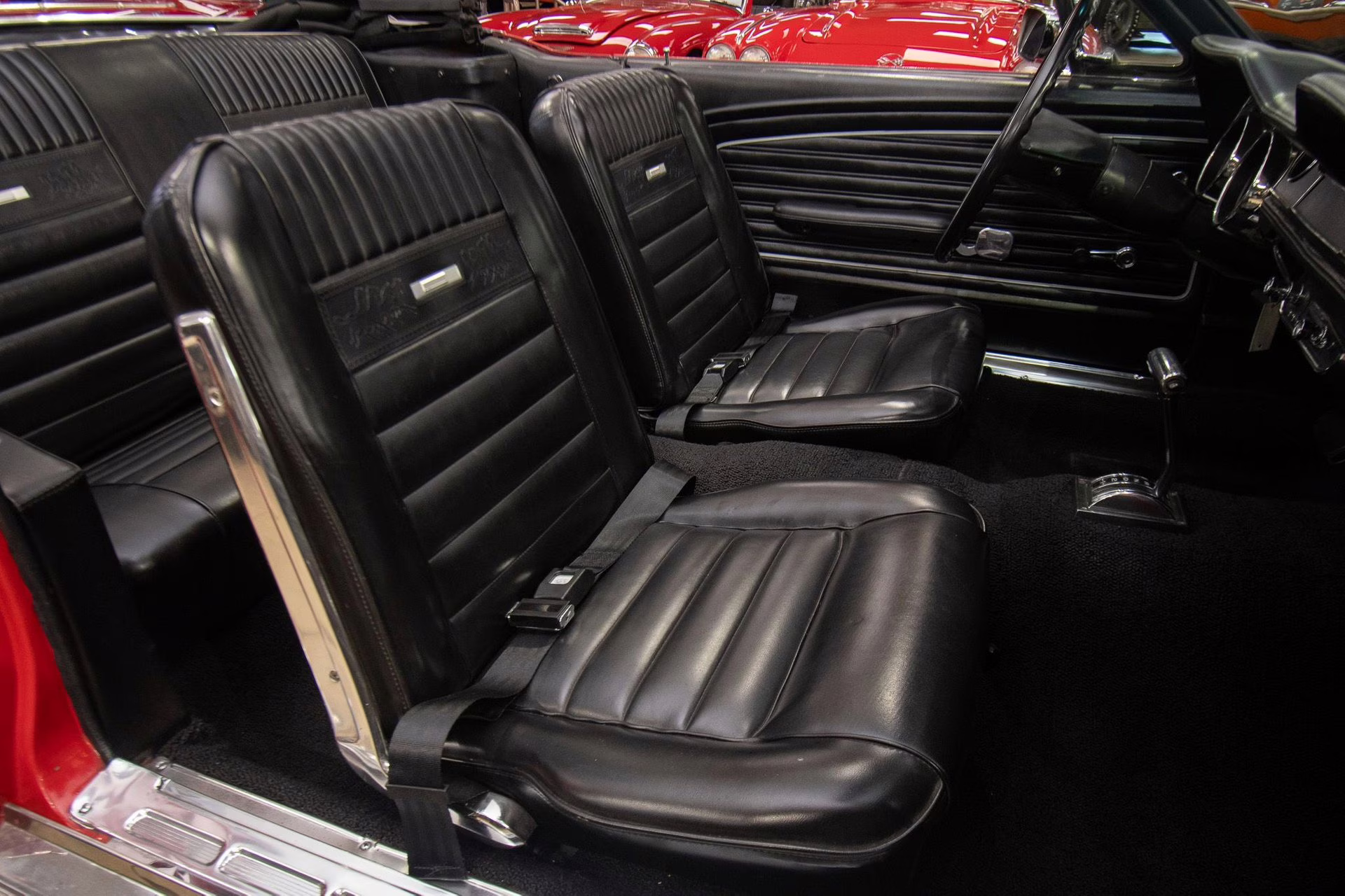 1968 Red Ford Mustang