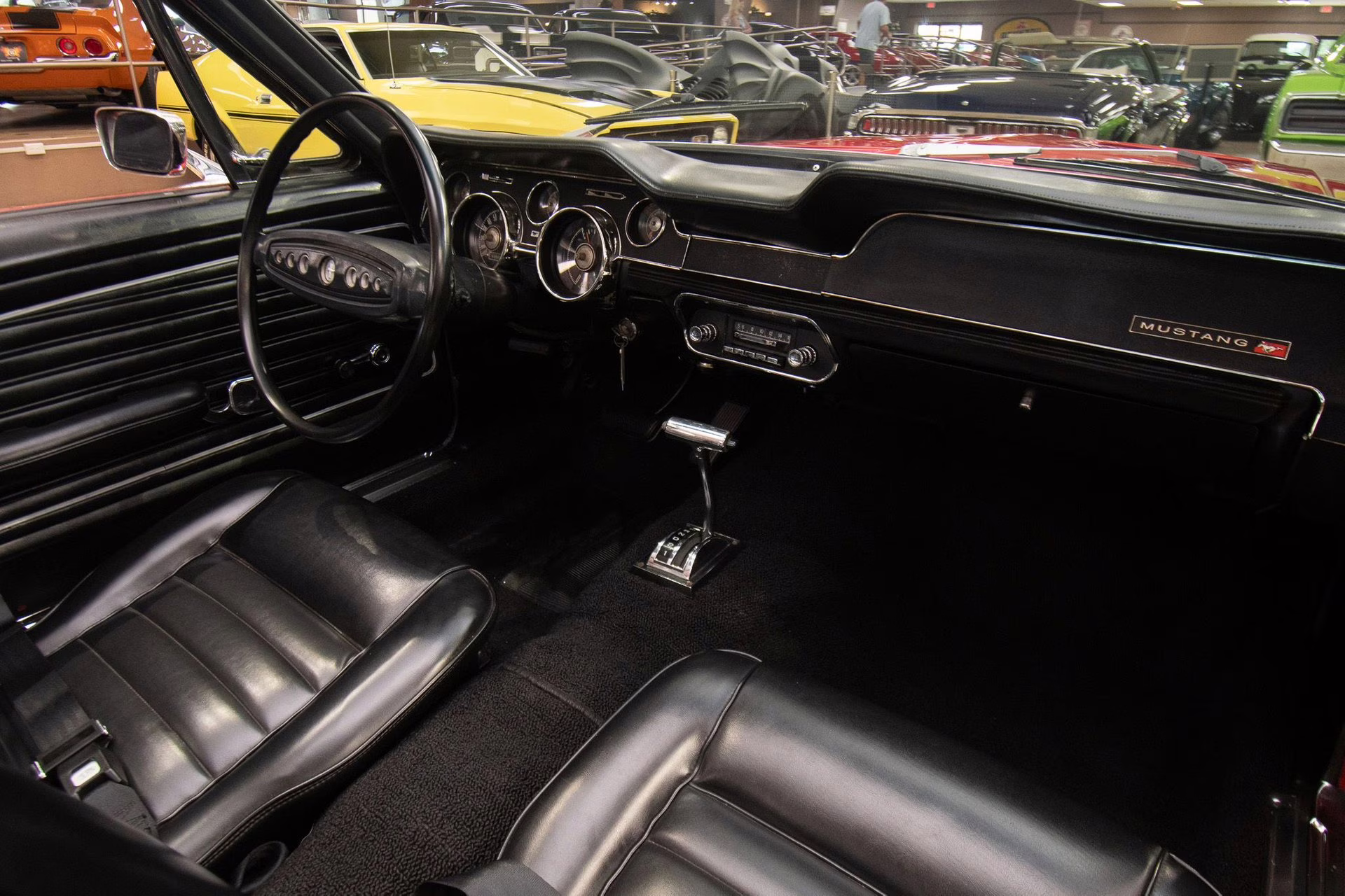 1968 Red Ford Mustang